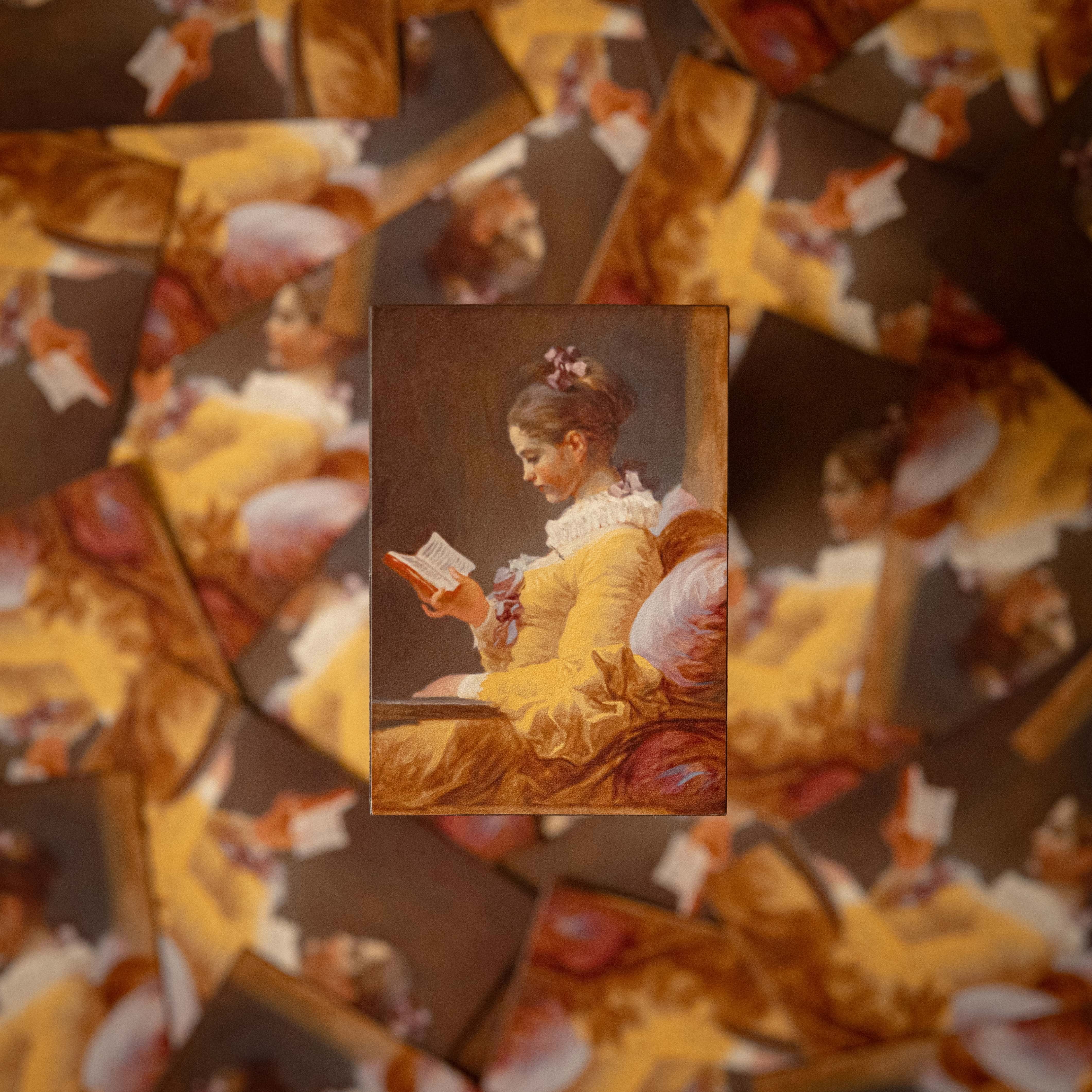 Image of Girl Reading - Bookish Magnet - Novelbookstore.co