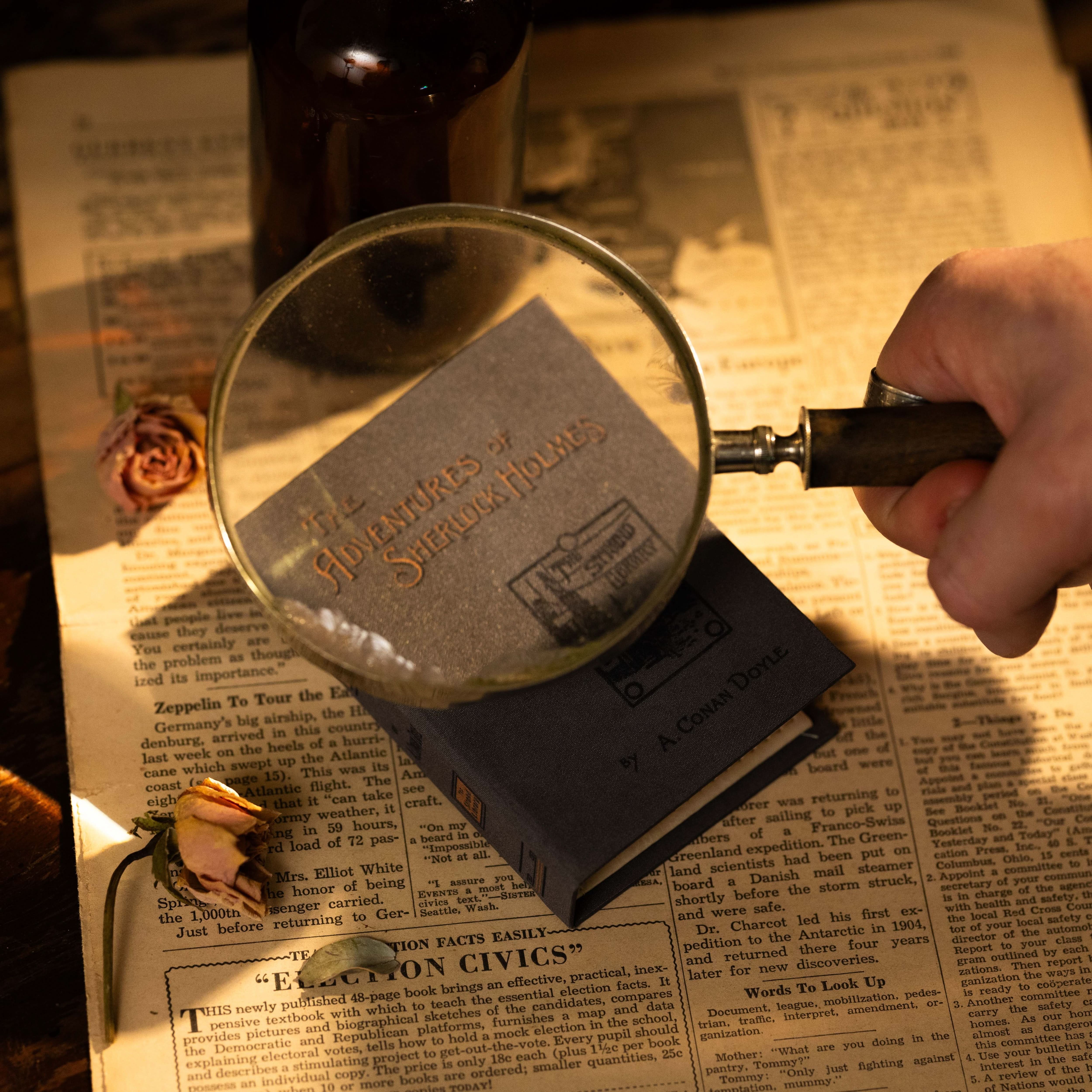Image of The Adventures Sherlock Holmes by Arthur Conan Doyle 1892 Book Wallet - Novelbookstore.co
