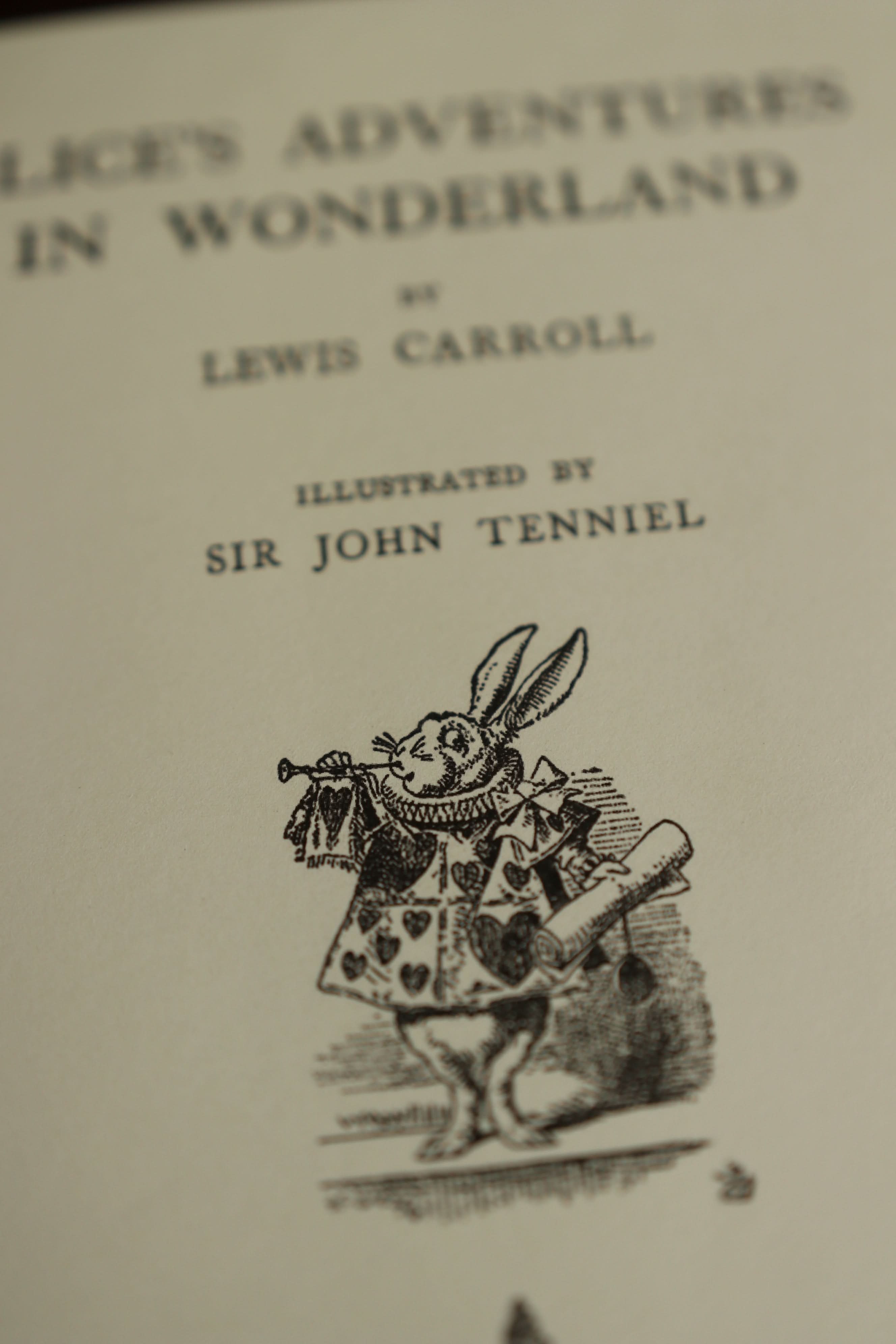 Image of *Alice in Wonderland' Lewis Carroll 1865 Book Journal - Novelbookstore.co