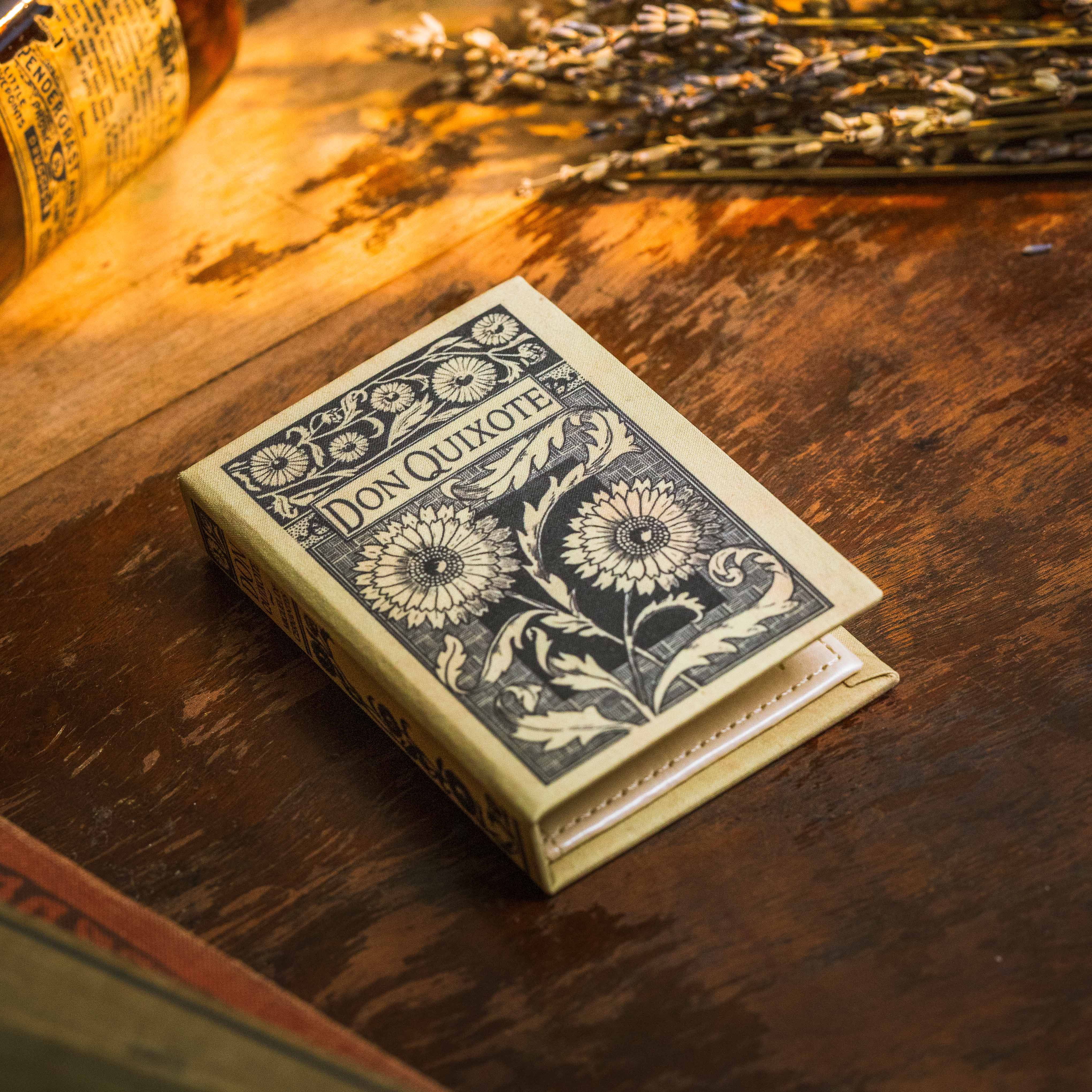Image of Don Quixote by Miguel de Cervantes 1605 Book Wallet - Novelbookstore.co