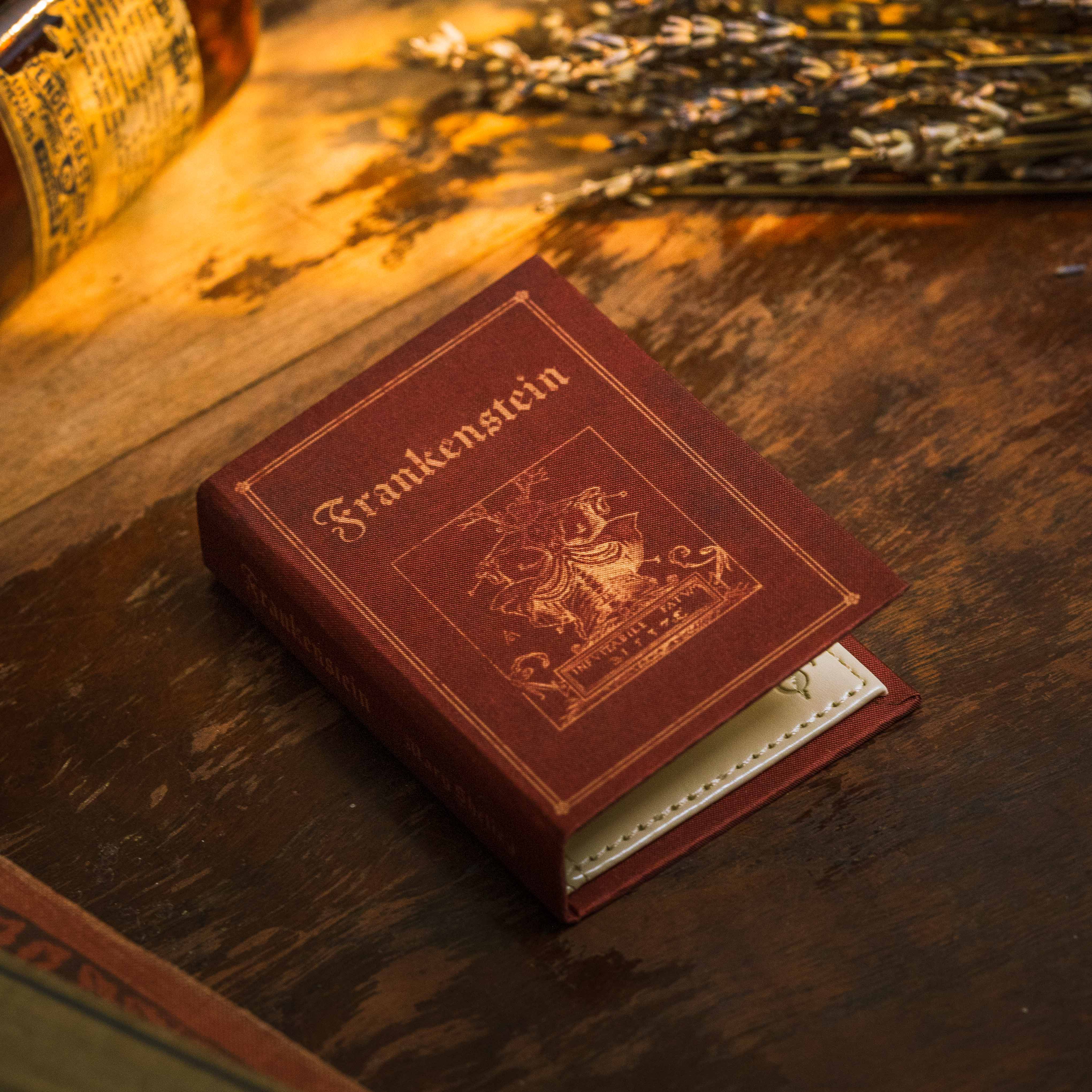 Image of Frankenstein by Mary Shelley 1818 Book Wallet - Novelbookstore.co