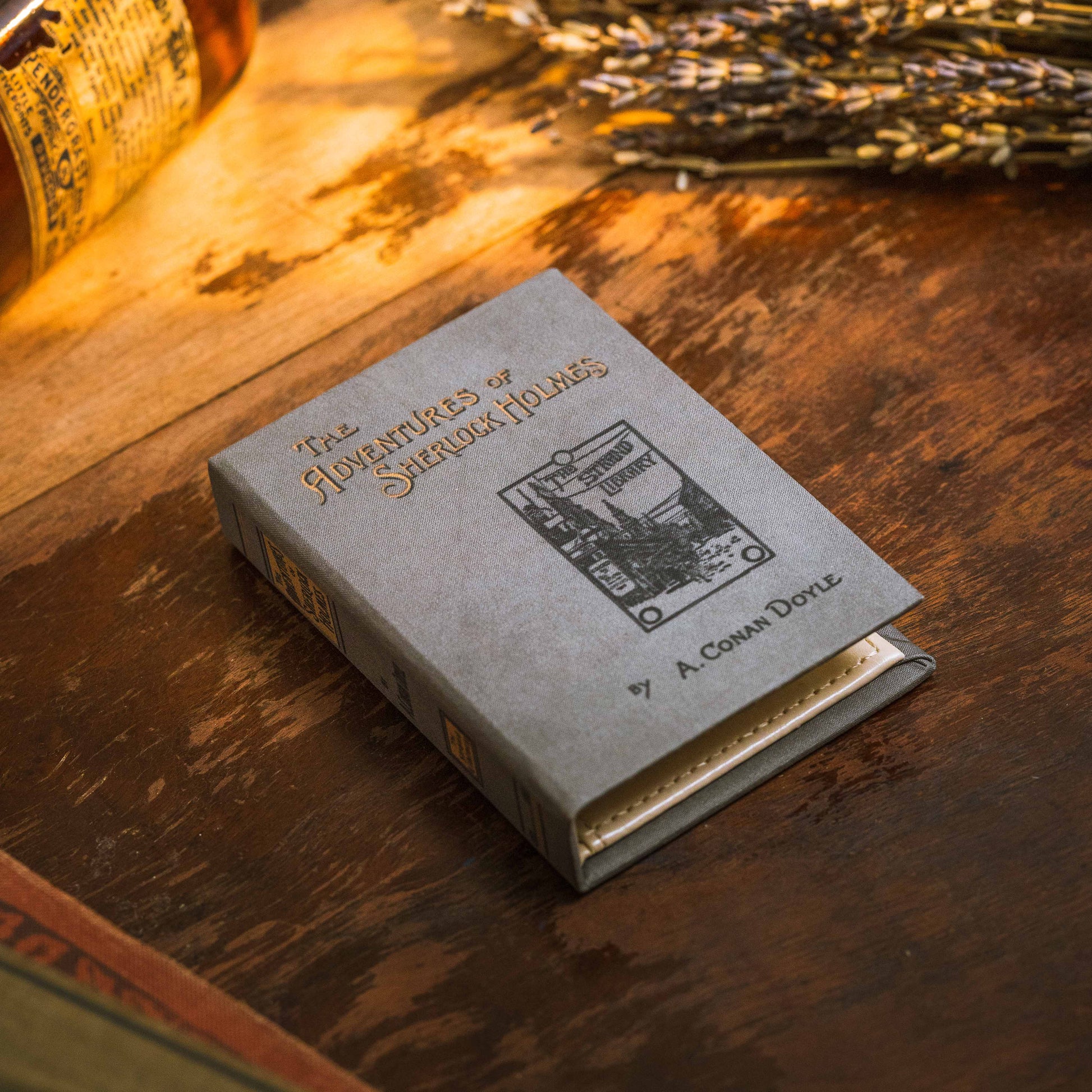 The Adventures Sherlock Holmes by Arthur Conan Doyle 1892 Book Wallet - Novelbookstore.co