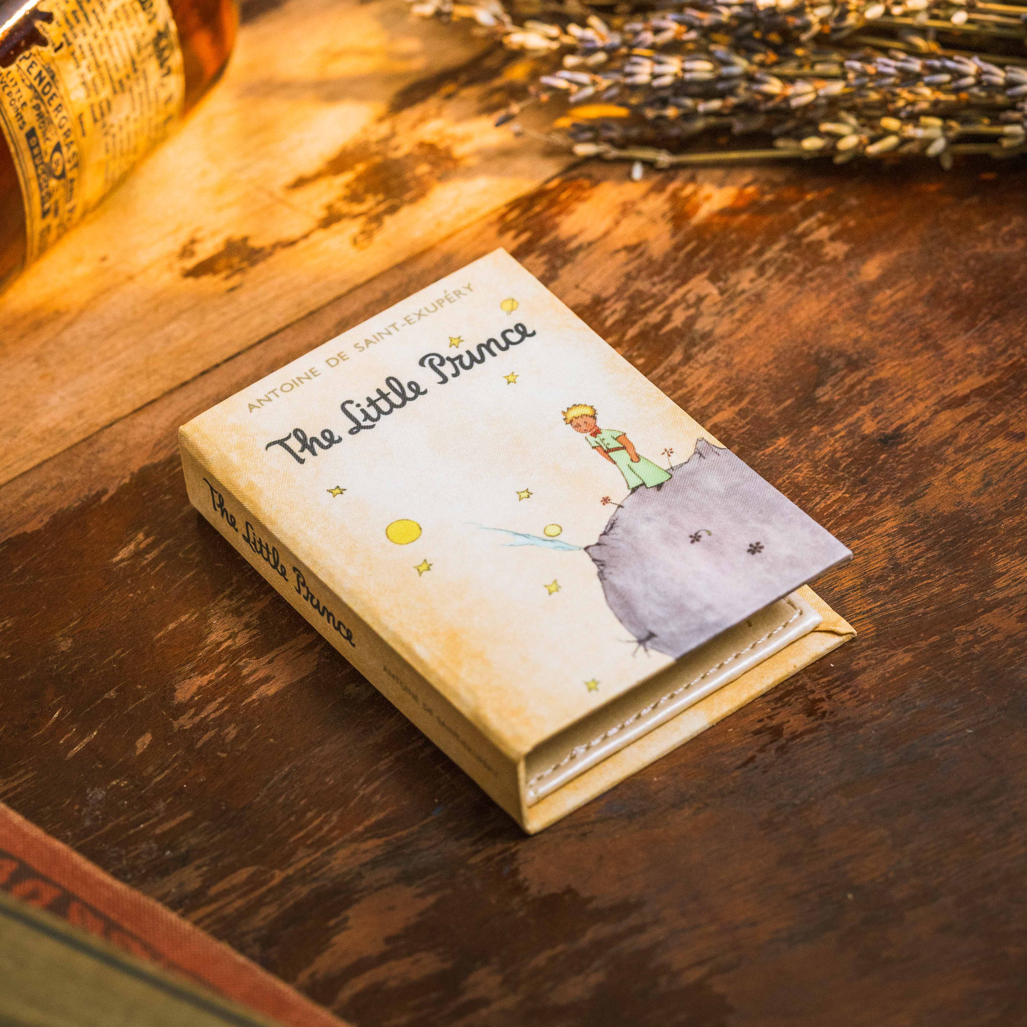 Image of The Little Prince by Antoine de Saint-Exupéry 1943 Book Wallet - Novelbookstore.co