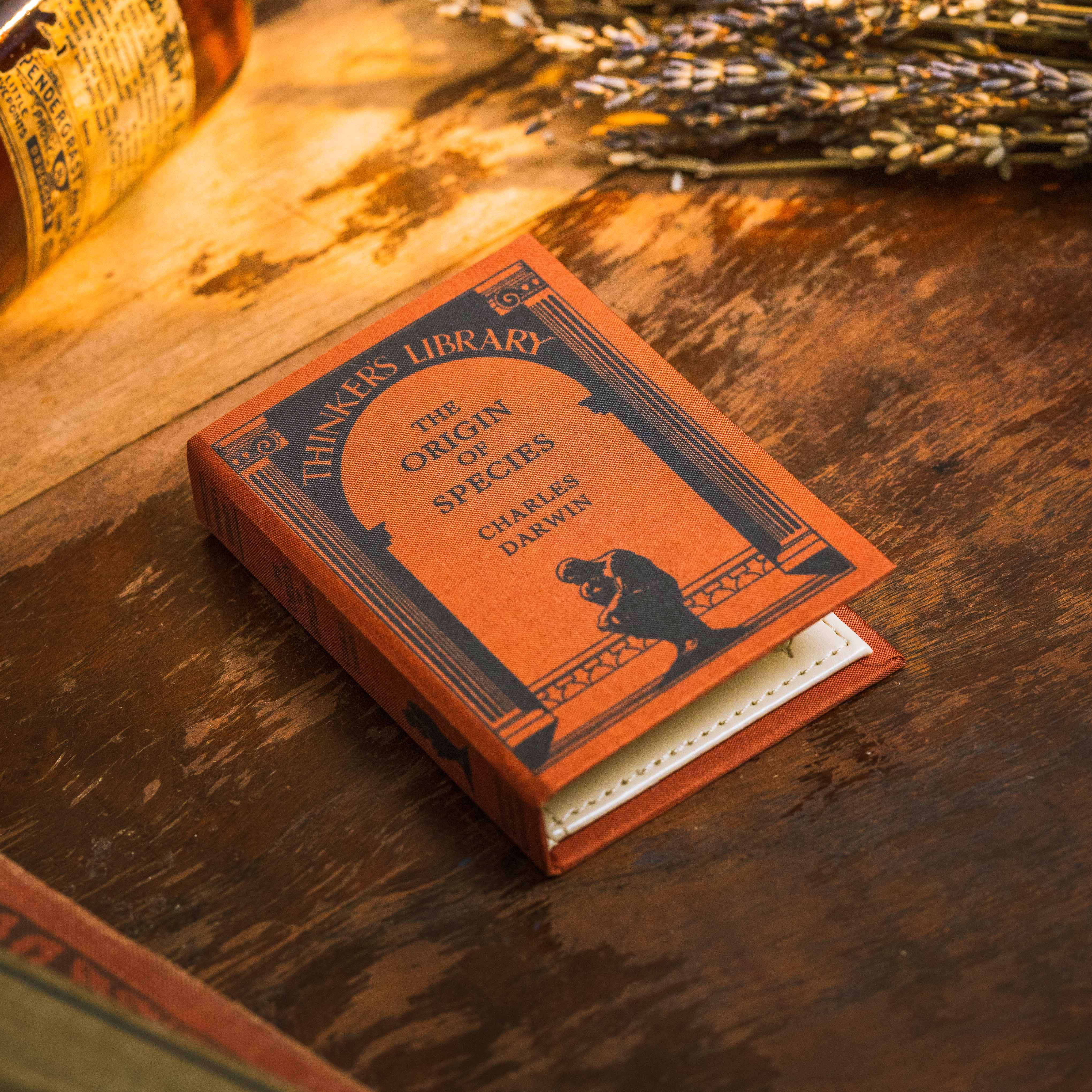 Image of The Origin of Species by Charles Darwin 1859 Book Wallet - Novelbookstore.co