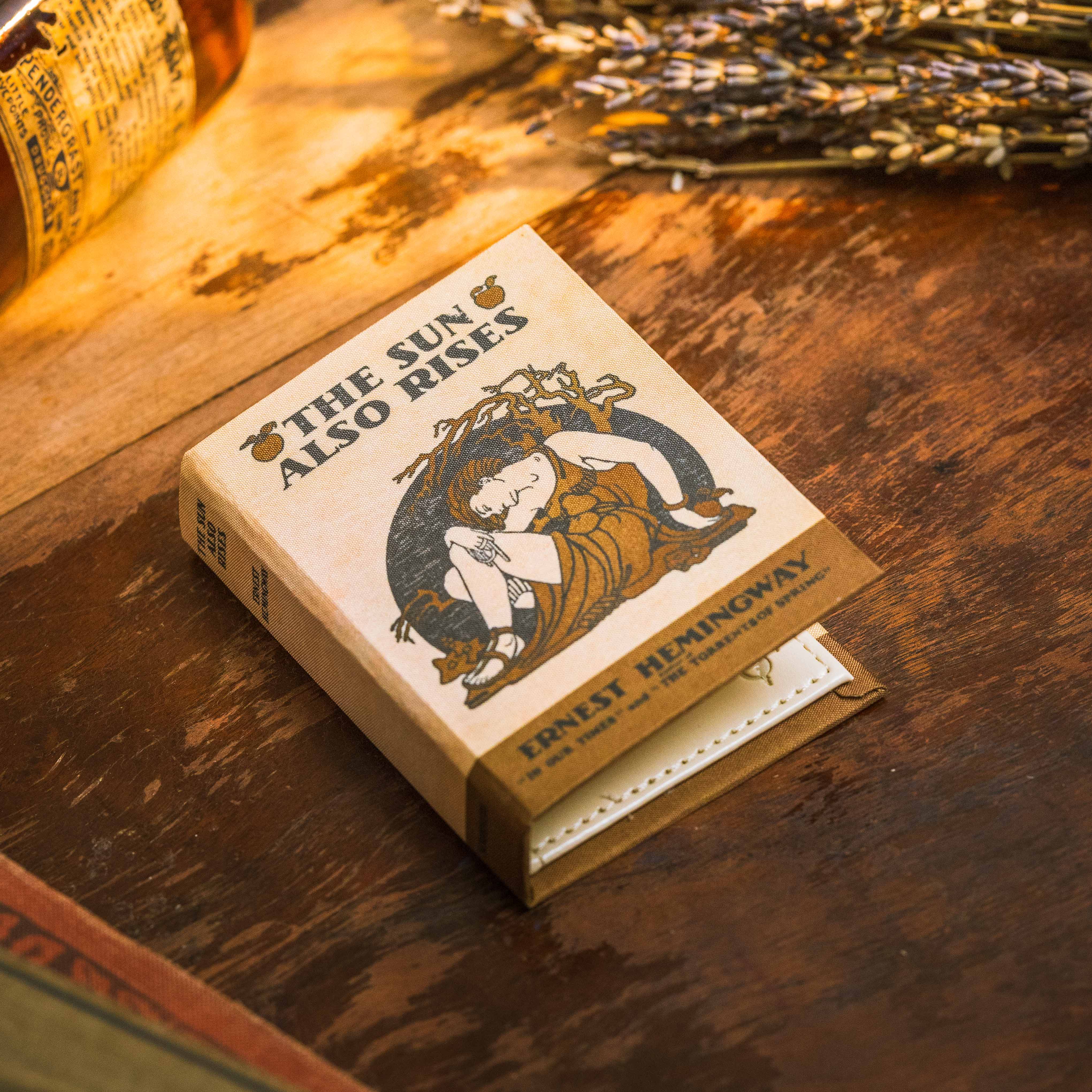 Image of The Sun Also Rises by Ernest Hemingway 1926 Book Wallet - Novelbookstore.co