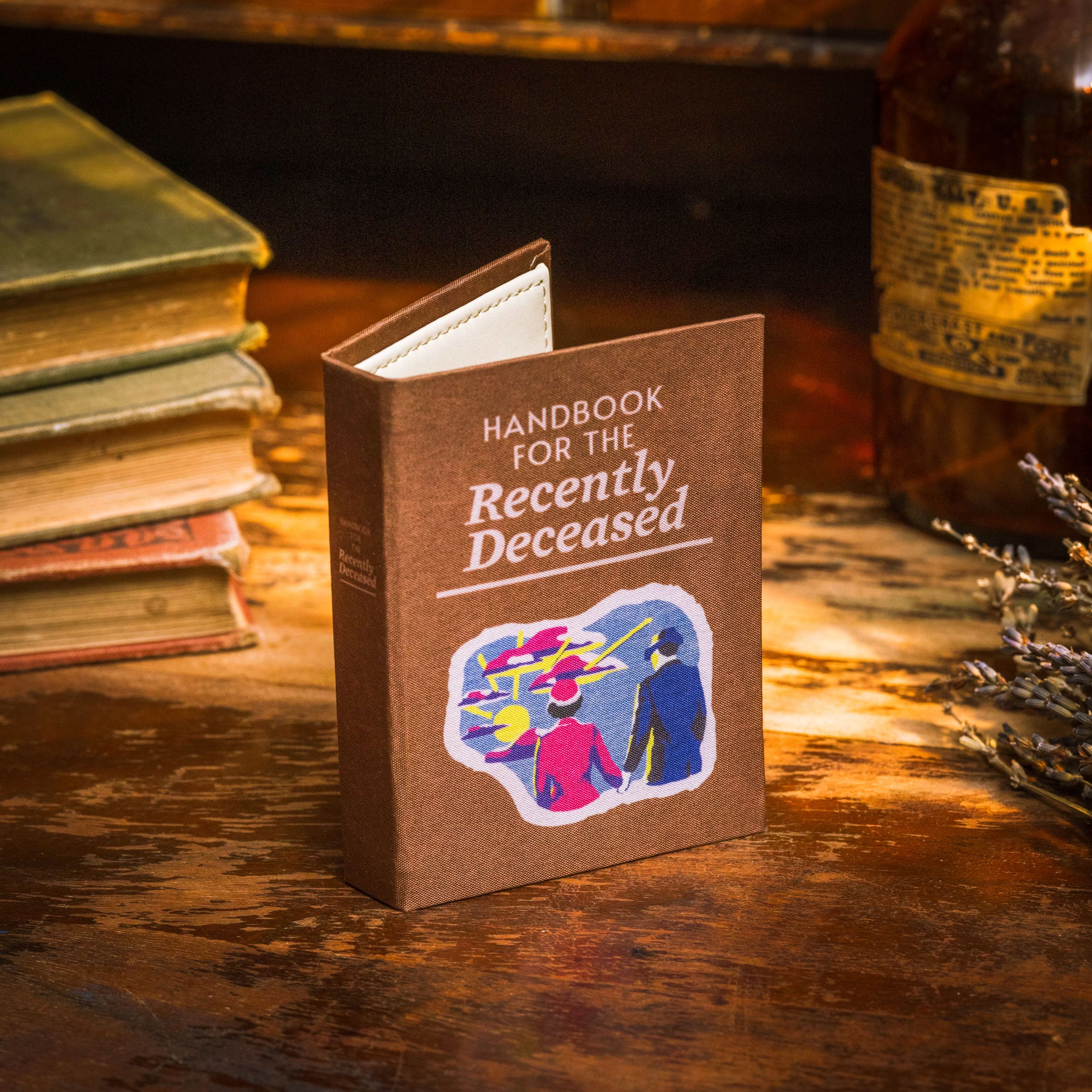 Image of The Handbook For the Recently Deceased, Beetlejuice 1988 Book Wallet - Novelbookstore.co