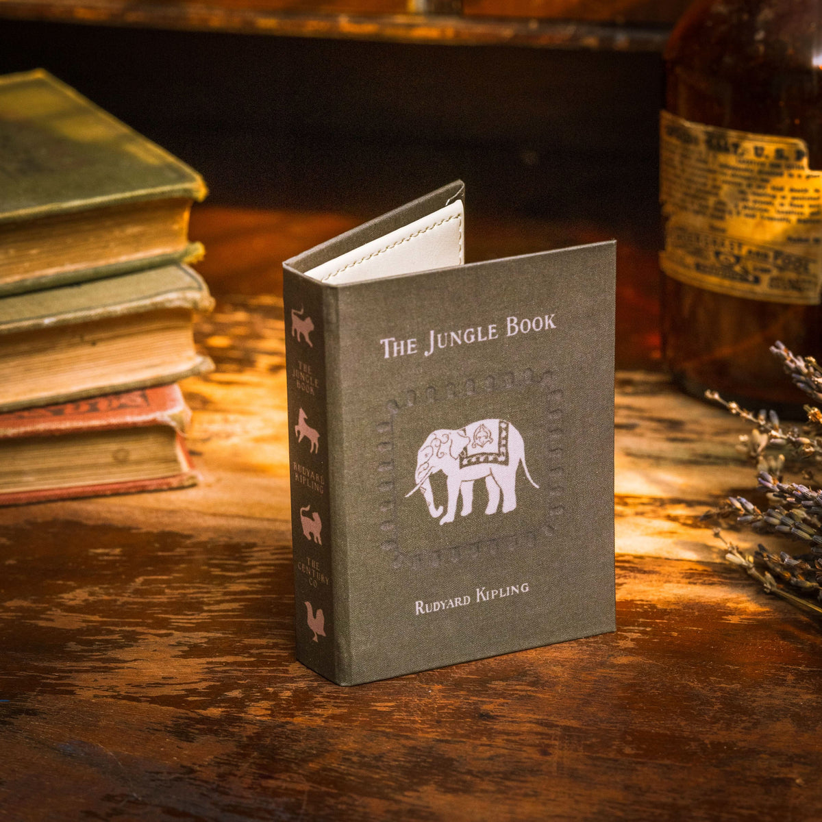 The Jungle Book by Rudyard Kipling 1894 Book Wallet - Novelbookstore.co