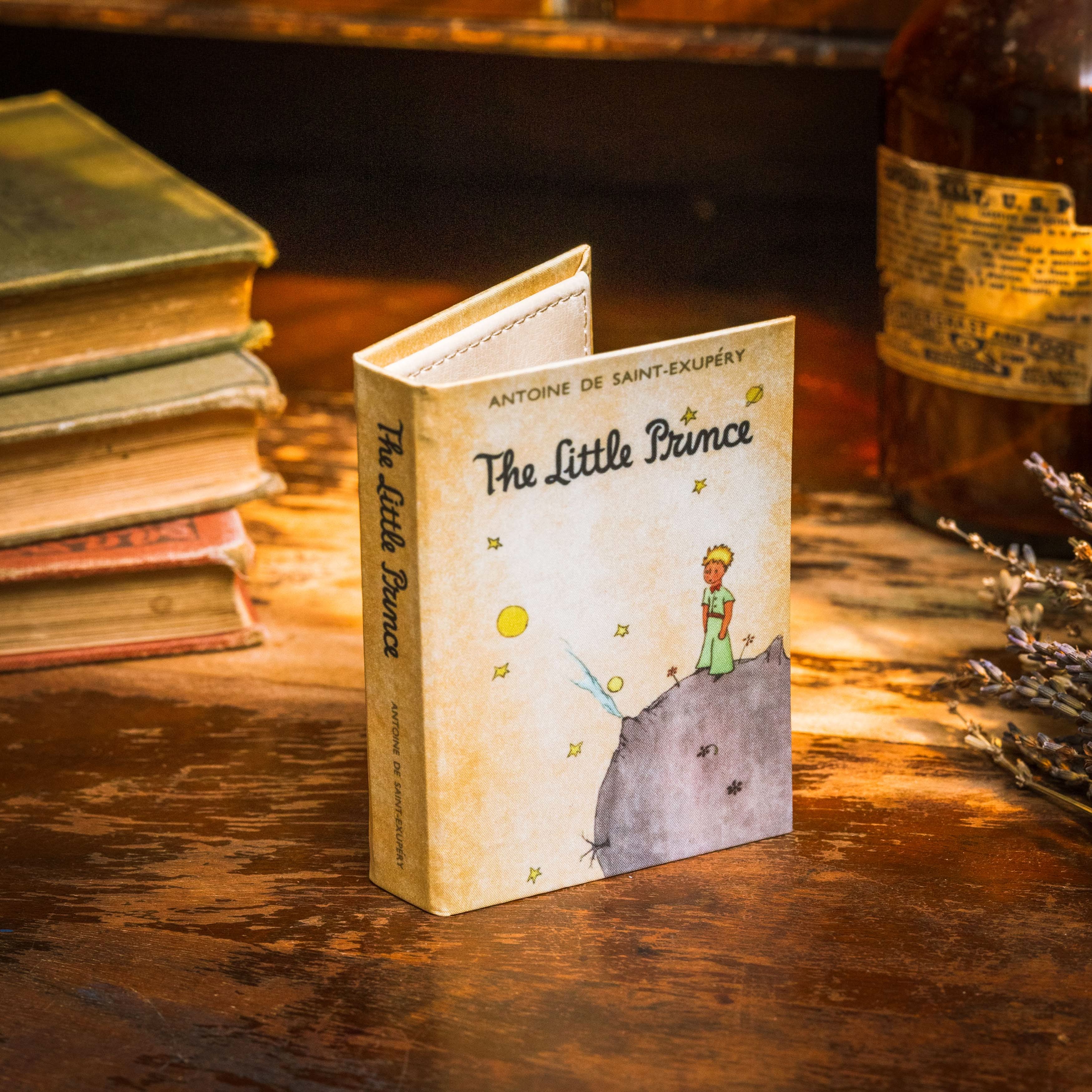 Image of The Little Prince by Antoine de Saint-Exupéry 1943 Book Wallet - Novelbookstore.co