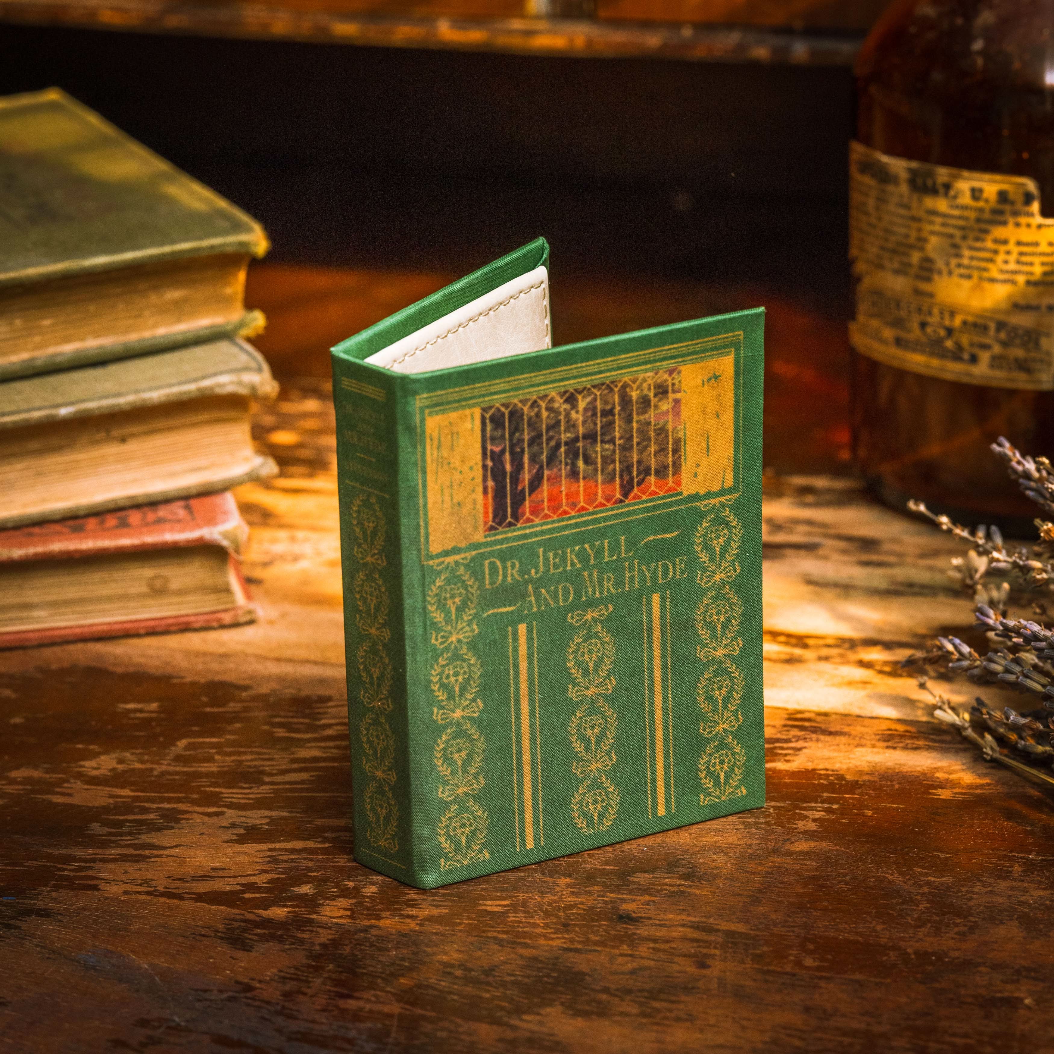 Image of The Strange Case of Dr Jekyll and Mr Hyde by Robert Louis Stevenson 1886 Book Wallet - Novelbookstore.co