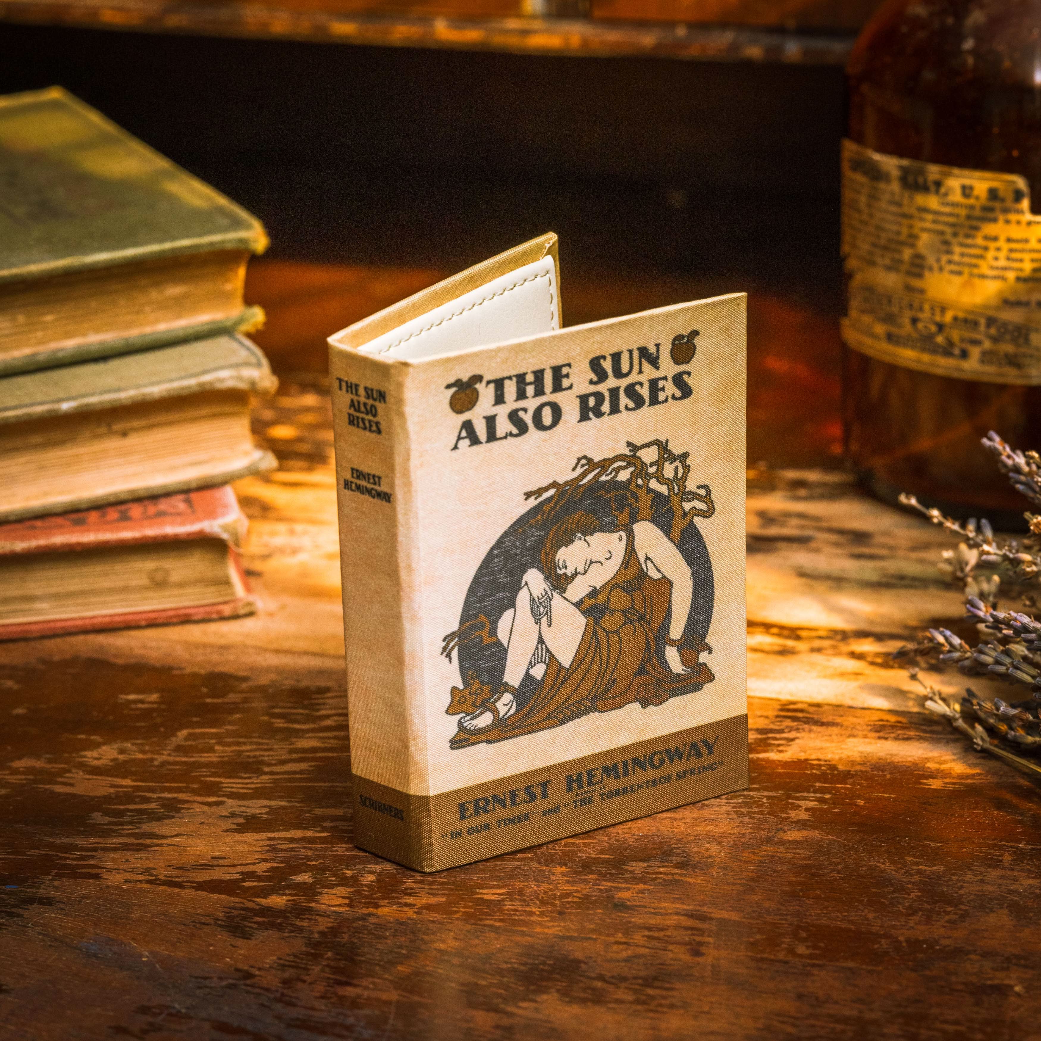 Image of The Sun Also Rises by Ernest Hemingway 1926 Book Wallet - Novelbookstore.co
