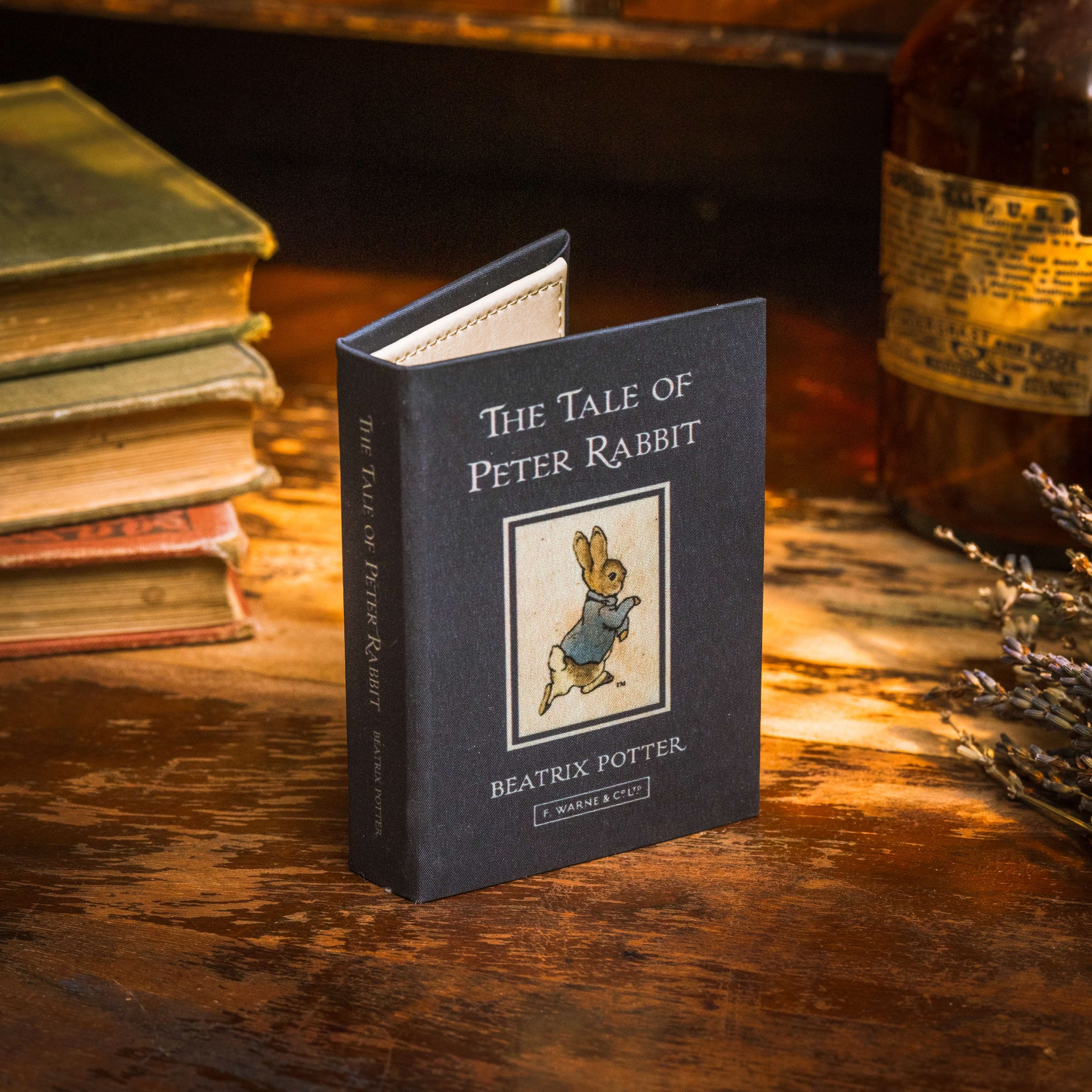 Image of The Tale of Peter Rabbit by Beatrix Potter 1902 Book Wallet - Novelbookstore.co