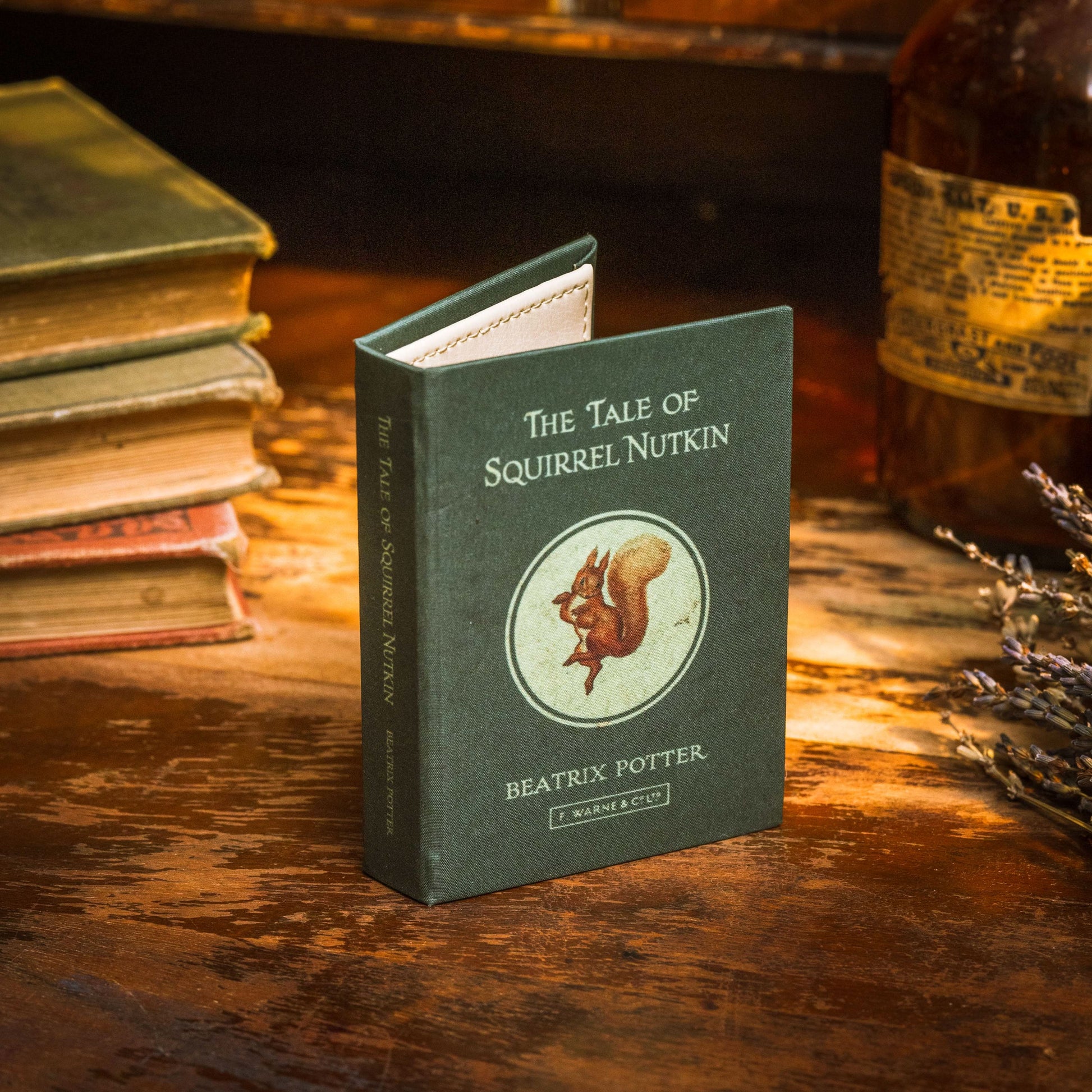 The Tale of Squirrel Nutkin by Beatrix Potter 1903 Book Wallet - Novelbookstore.co