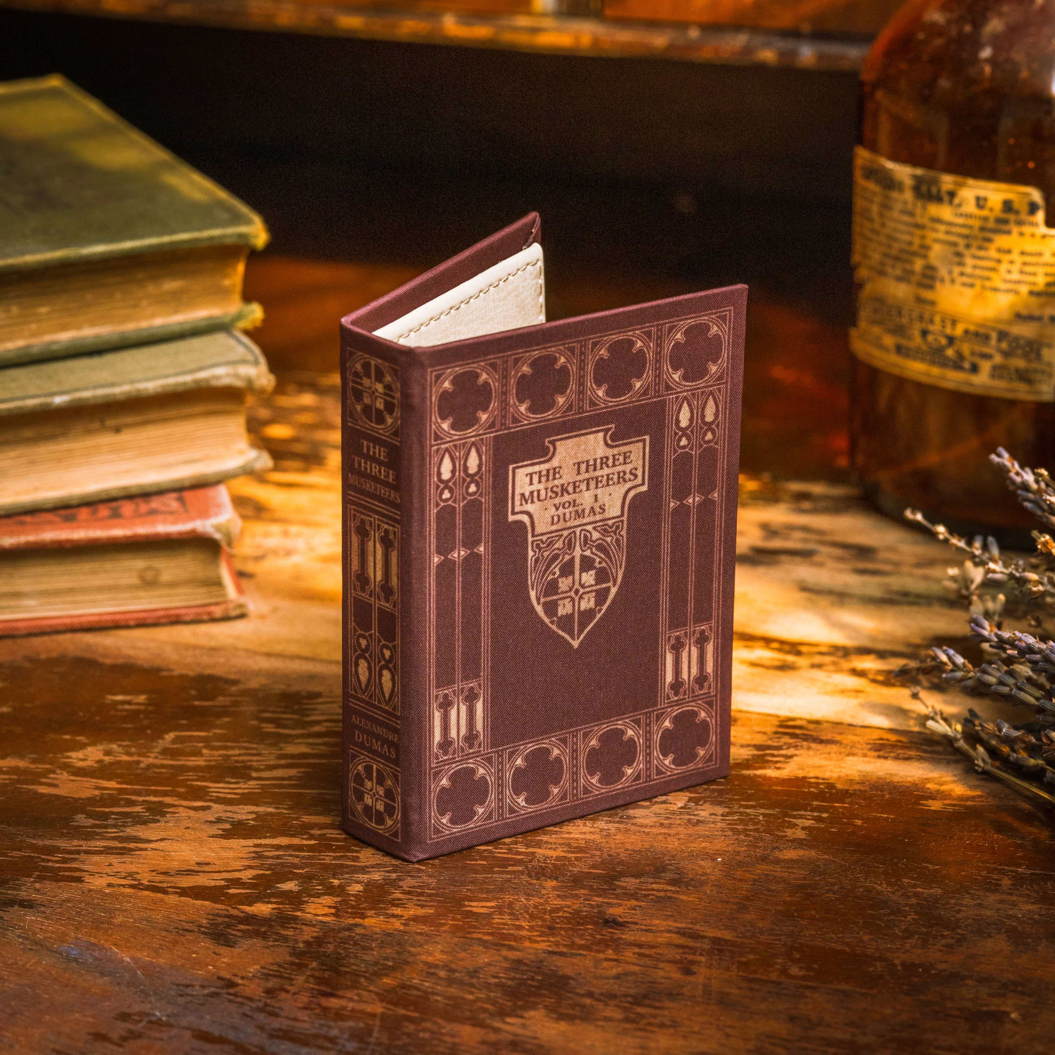 Image of The Three Musketeers by Alexandre Dumas 1844 Book Wallet - Novelbookstore.co