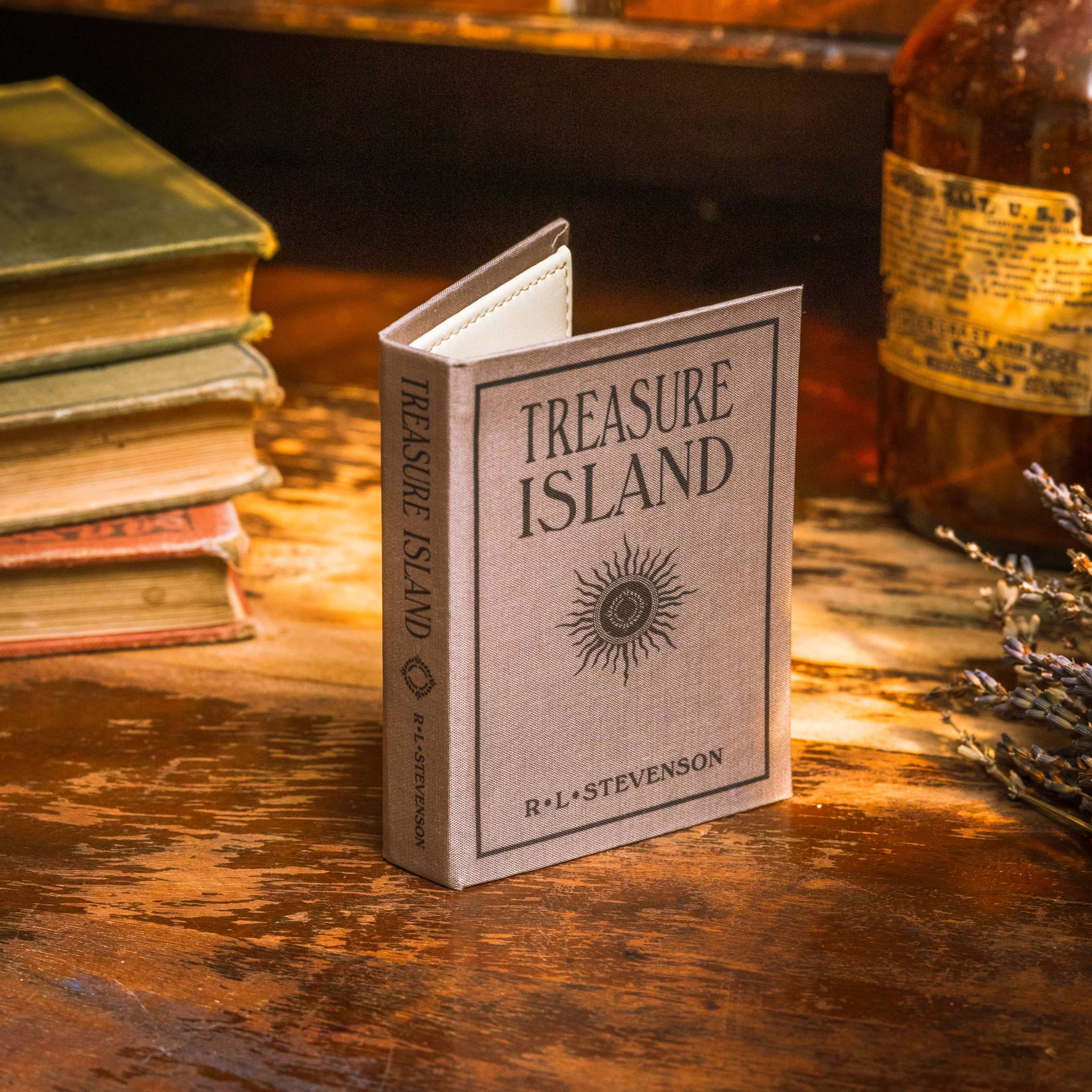 Image of Treasure Island by Robert Louis Stevenson 1883  Book Wallet - Novelbookstore.co