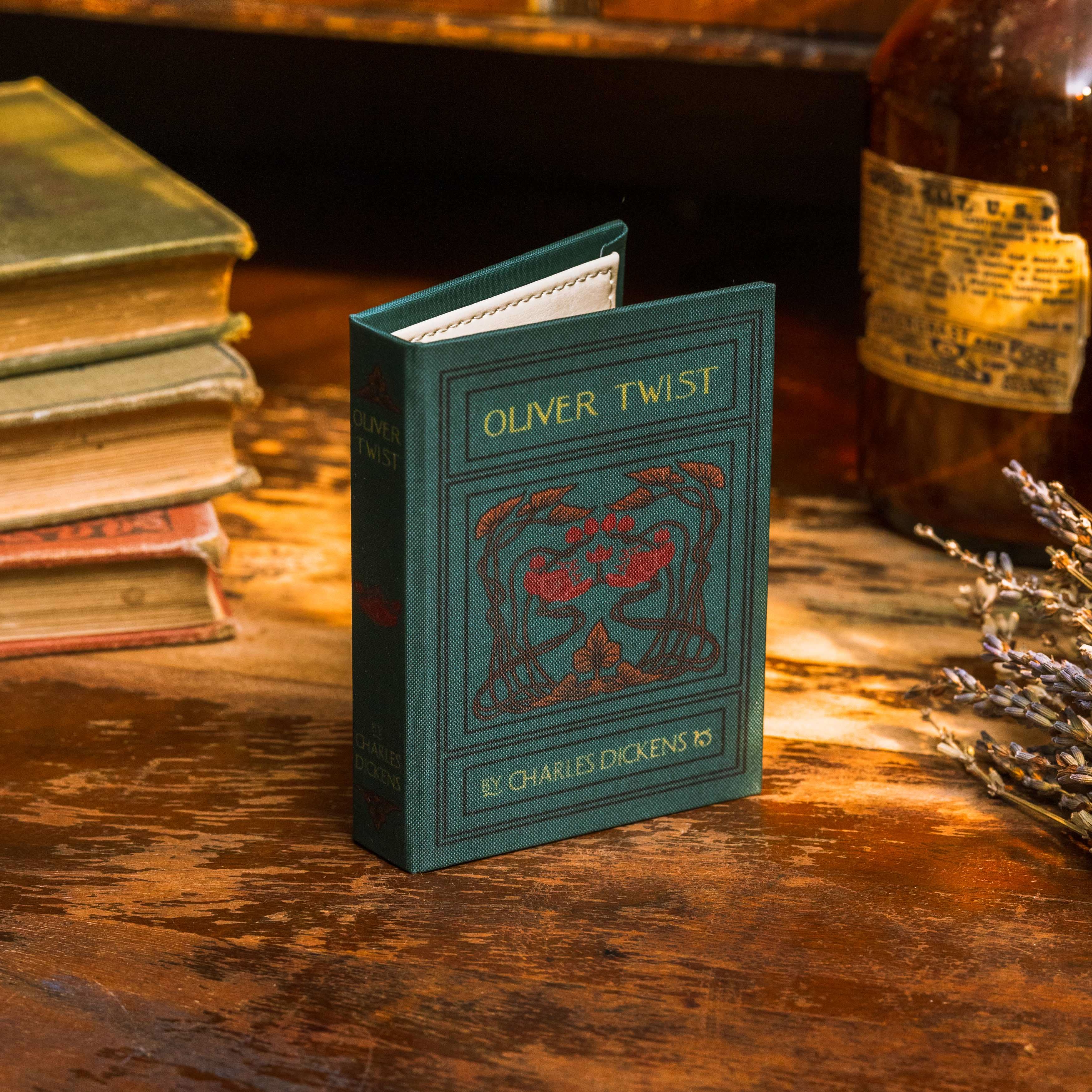 Image of Oliver Twist by Charles Dickens 1837 Book Wallet - Novelbookstore.co