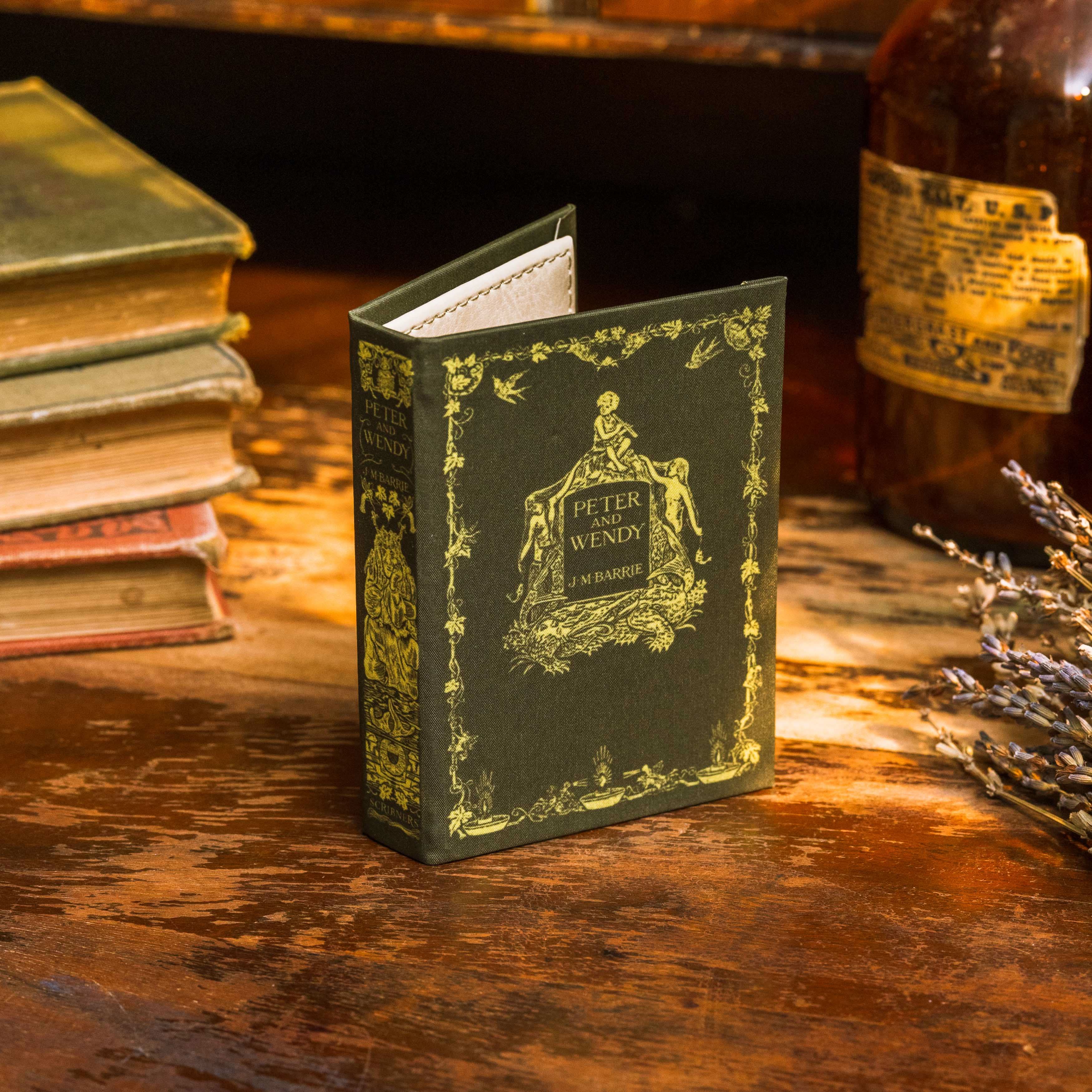 Image of Peter and Wendy by J. M. Barrie 1911 Book Wallet - Novelbookstore.co