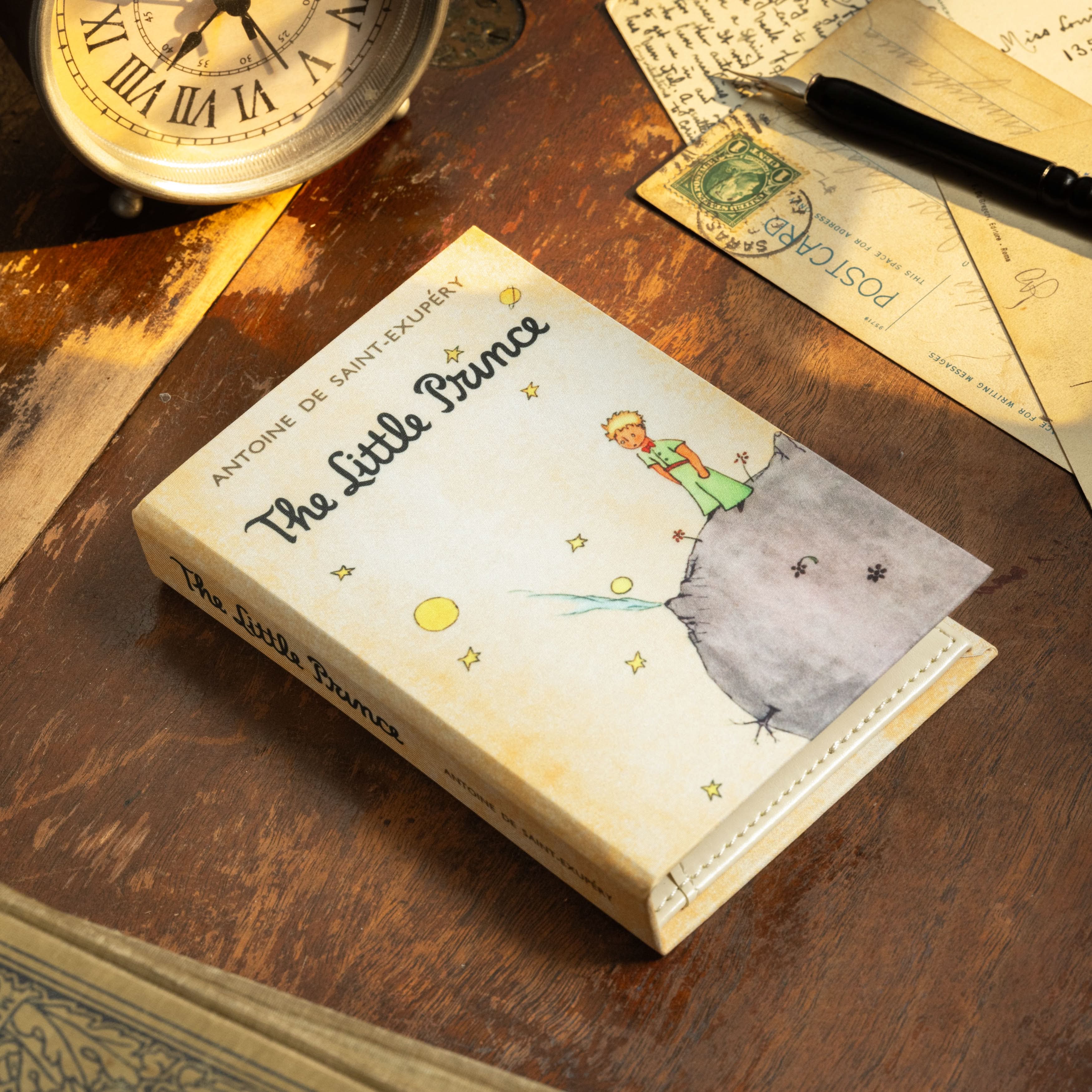 Image of 'The Little Prince' by Antoine de Saint-Exupéry 1943 Passport/Notebook Wallet - Novelbookstore.co