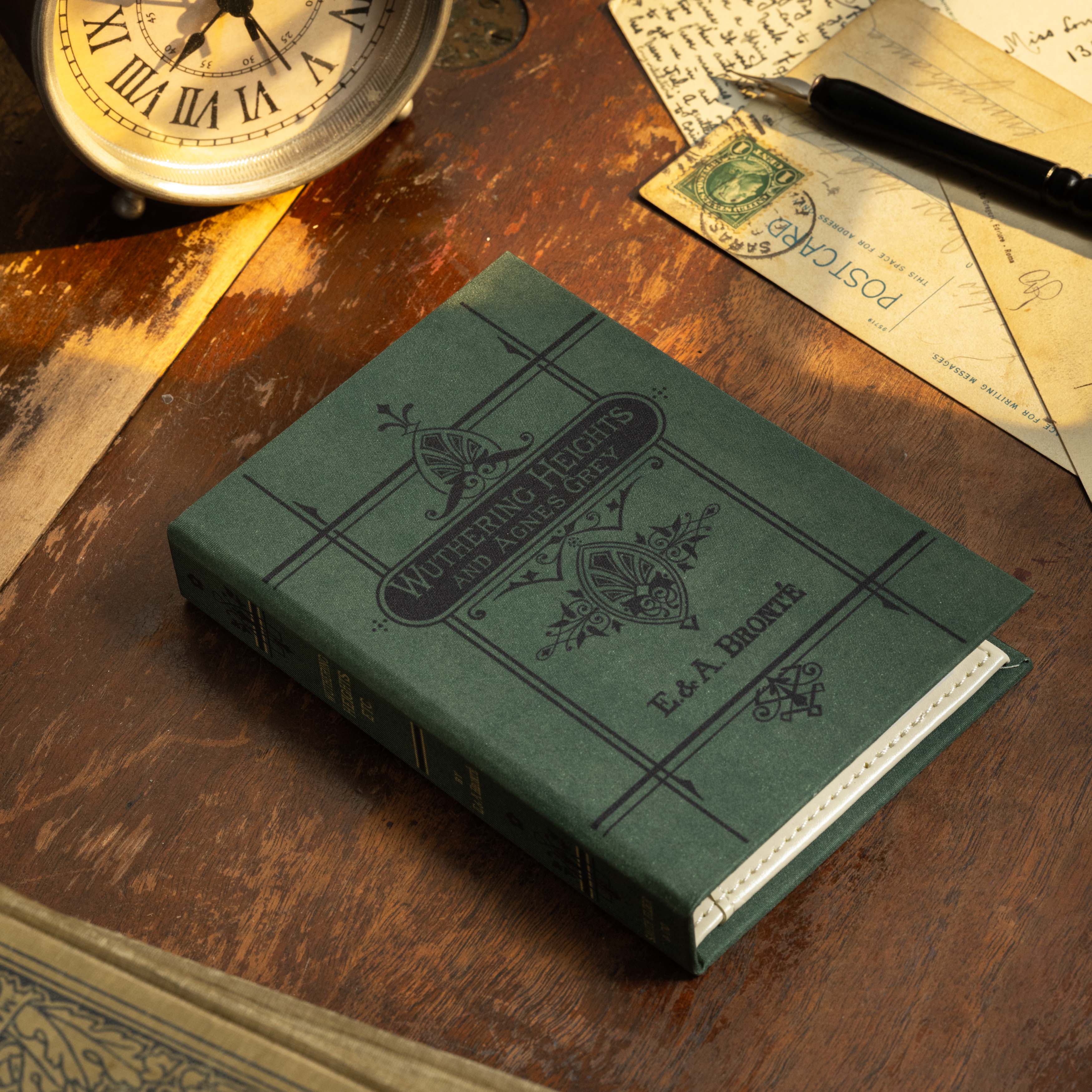 Image of 'Wuthering Heights' by Emily Brontë 1847 Passport/Notebook Wallet - Novelbookstore.co