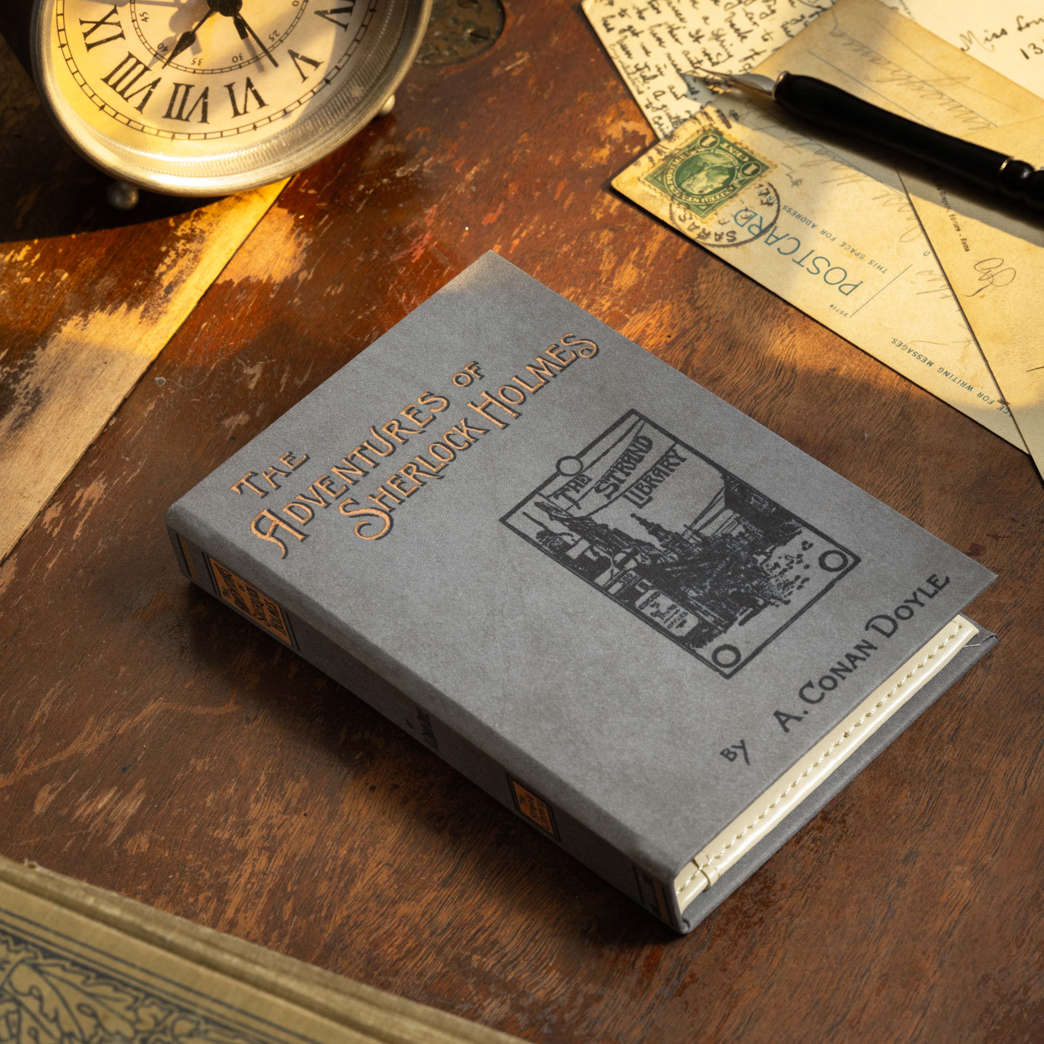 Image of 'The Adventures Sherlock Holmes' by Arthur Conan Doyle 1892 1937 Passport/Notebook Wallet - Novelbookstore.co