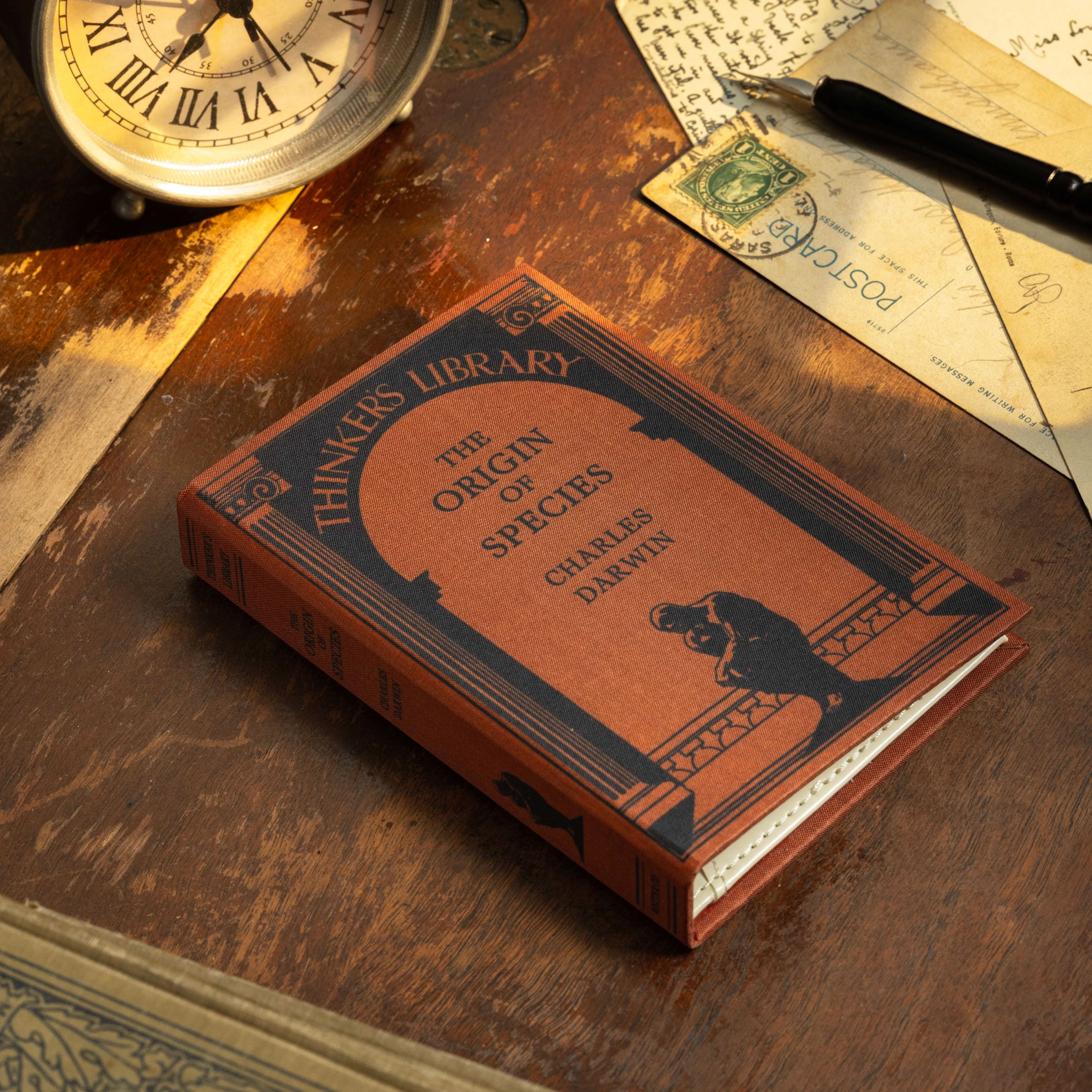 Image of 'The Origin of Species' by Charles Darwin 1859 Passport/Notebook Wallet - Novelbookstore.co