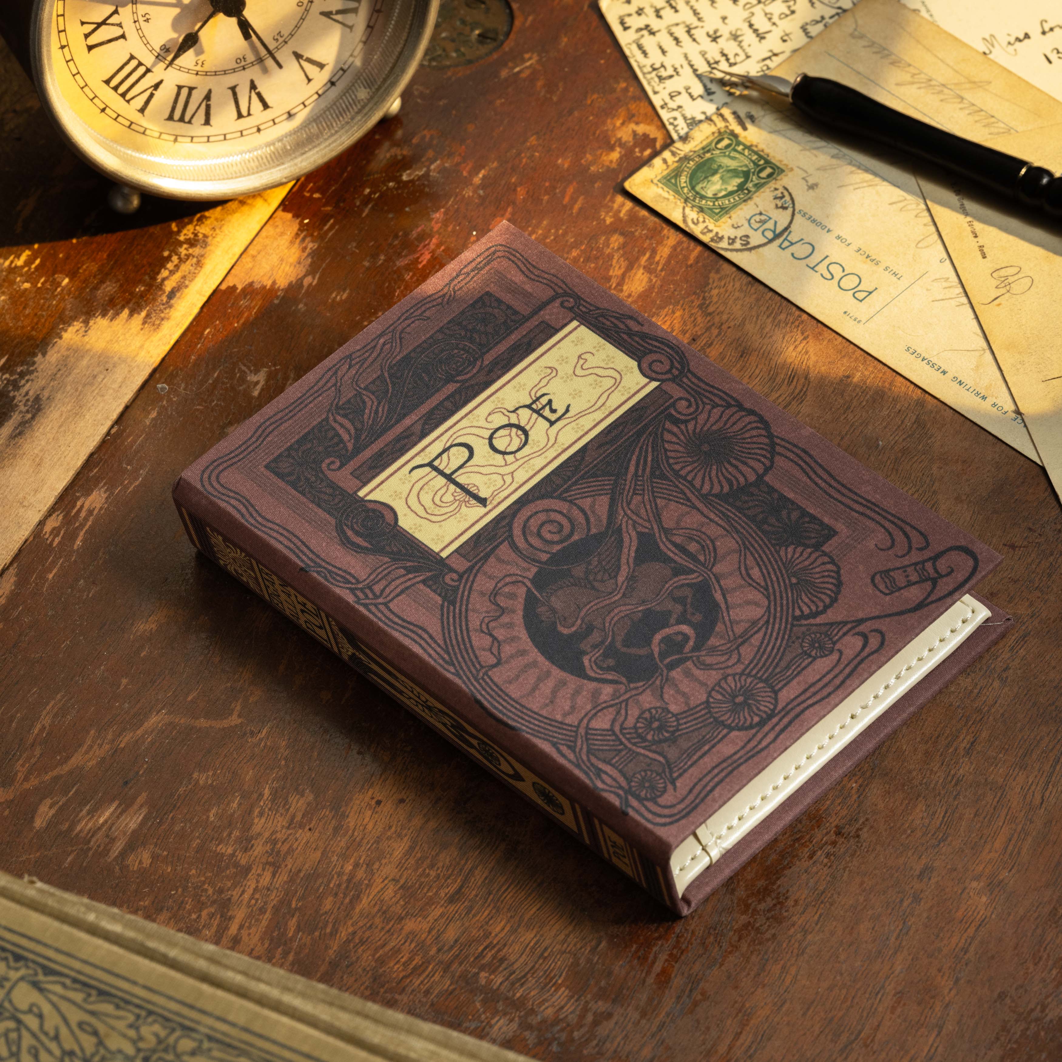 Image of 'The Complete Poetical Works of Edgar Allan Poe' 1884 edition Passport/Notebook Wallet - Novelbookstore.co