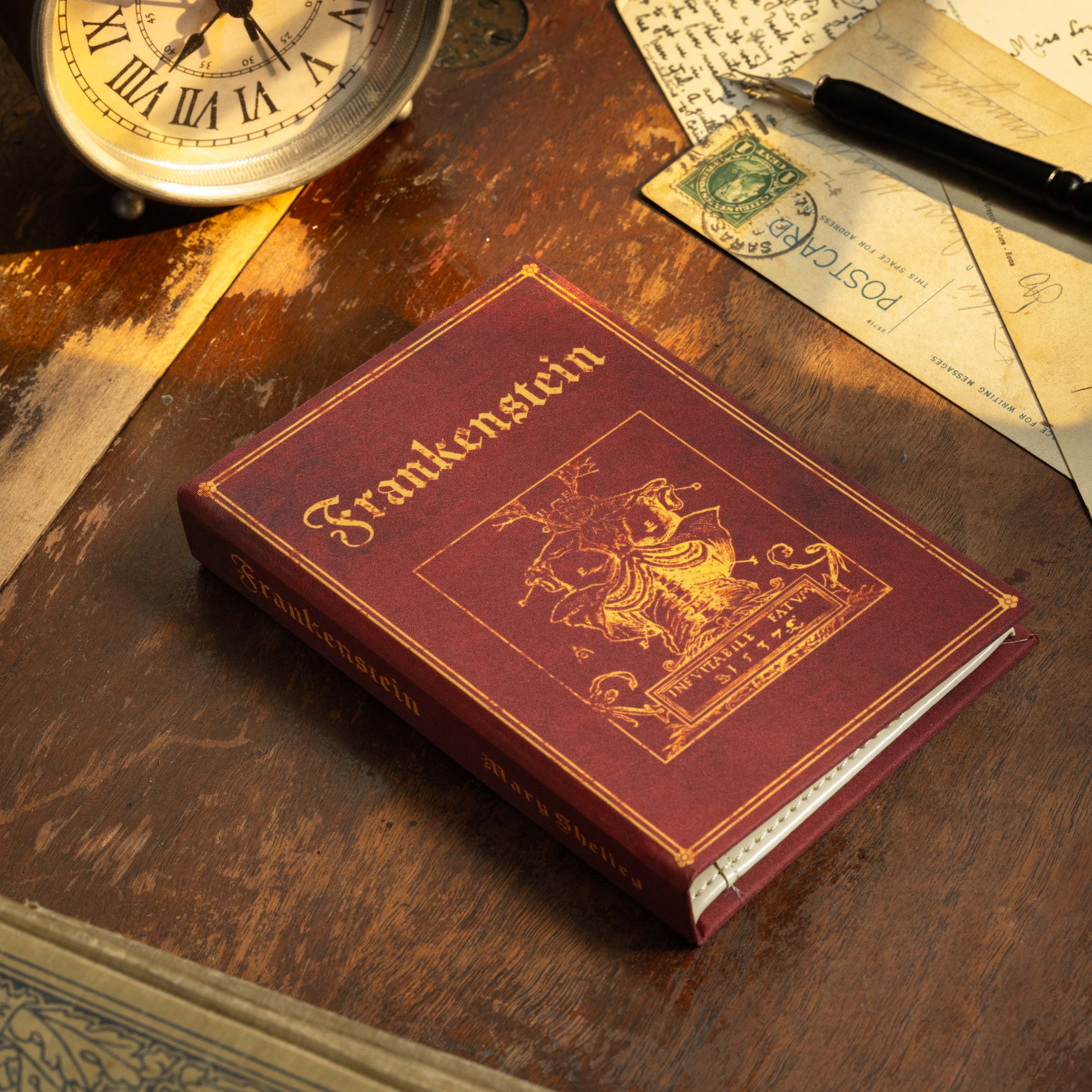 Image of 'Frankenstein' by Mary Shelley 1818 Passport/Notebook Wallet - Novelbookstore.co