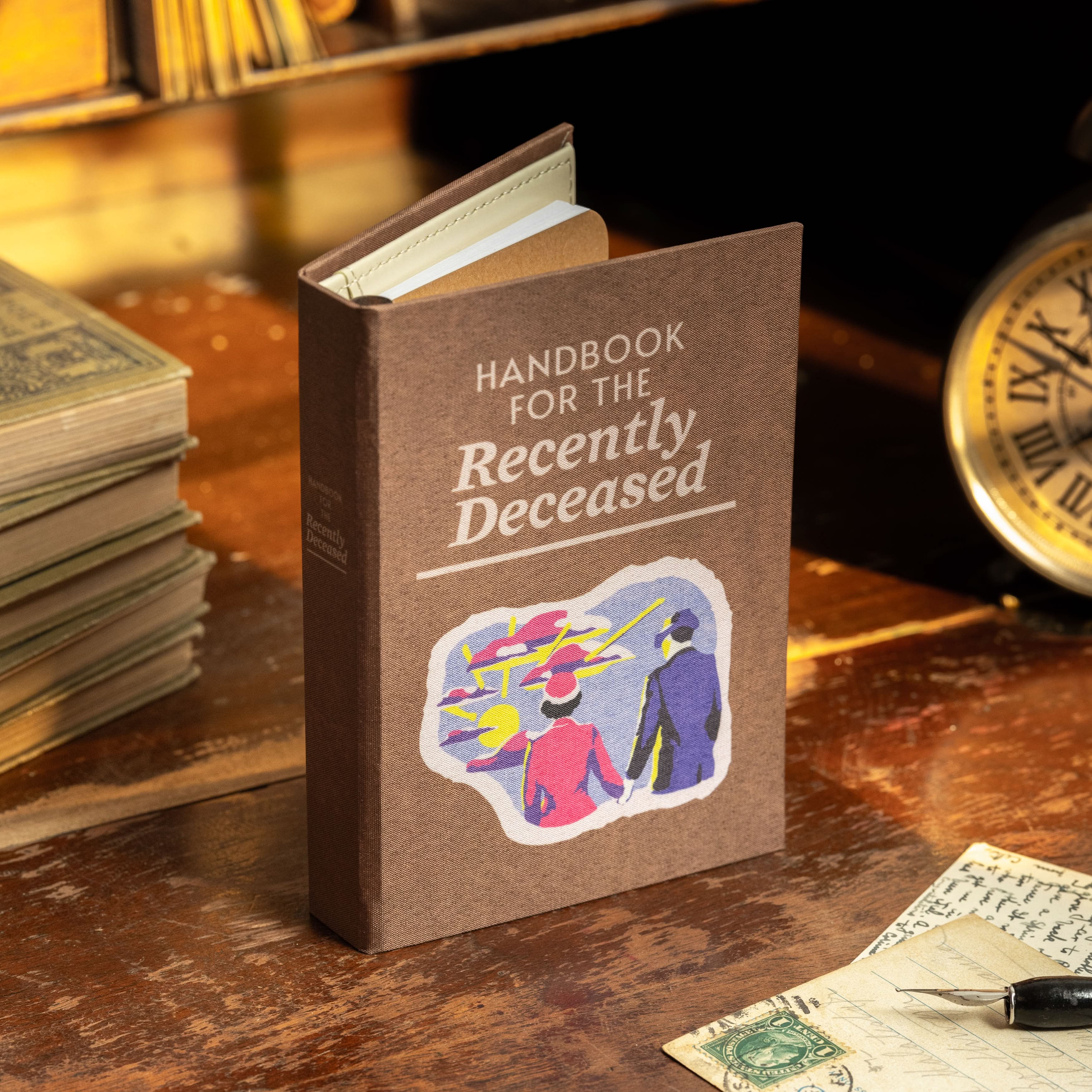 Image of 'The Handbook For the Recently Deceased', Beetlejuice 1988 Passport/Notebook Wallet - Novelbookstore.co