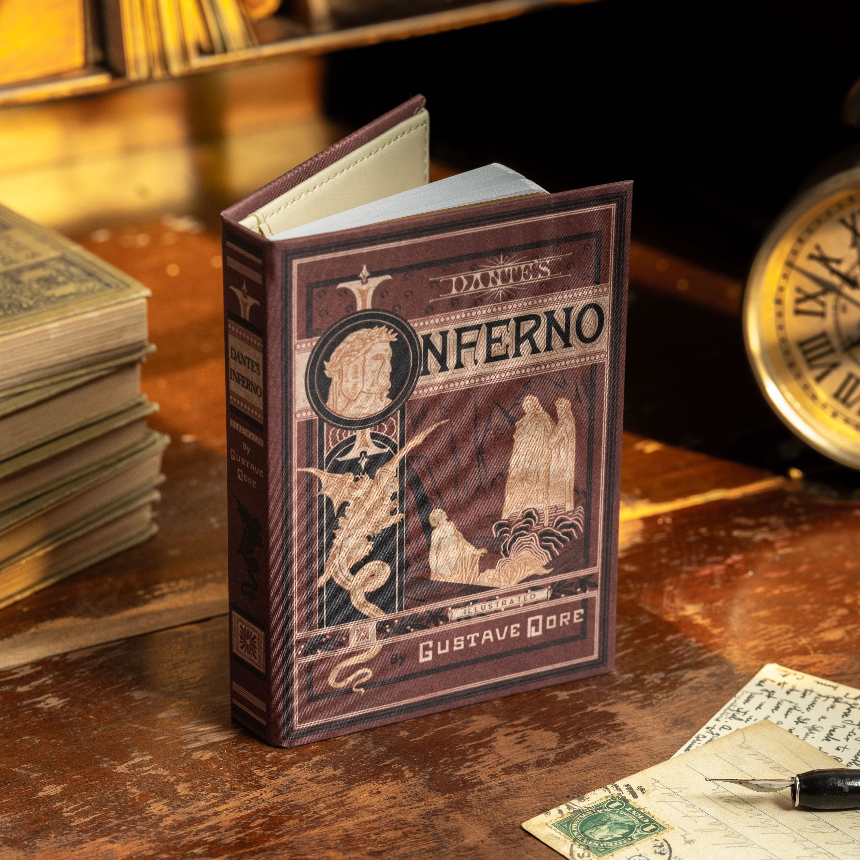 Image of 'Dante's Inferno by Dante' Alighieri 1320 Passport/Notebook Wallet - Novelbookstore.co