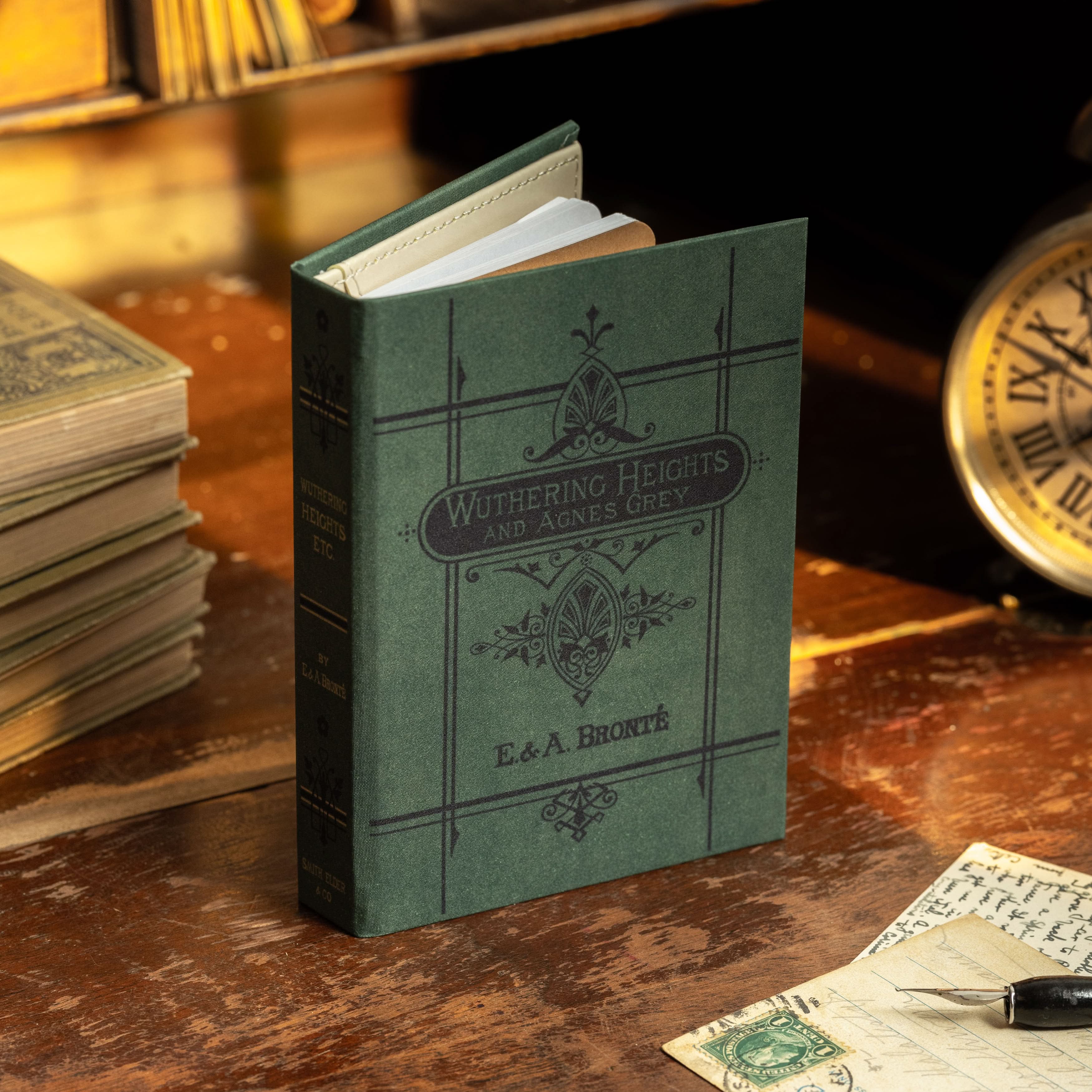 Image of 'Wuthering Heights' by Emily Brontë 1847 Passport/Notebook Wallet - Novelbookstore.co