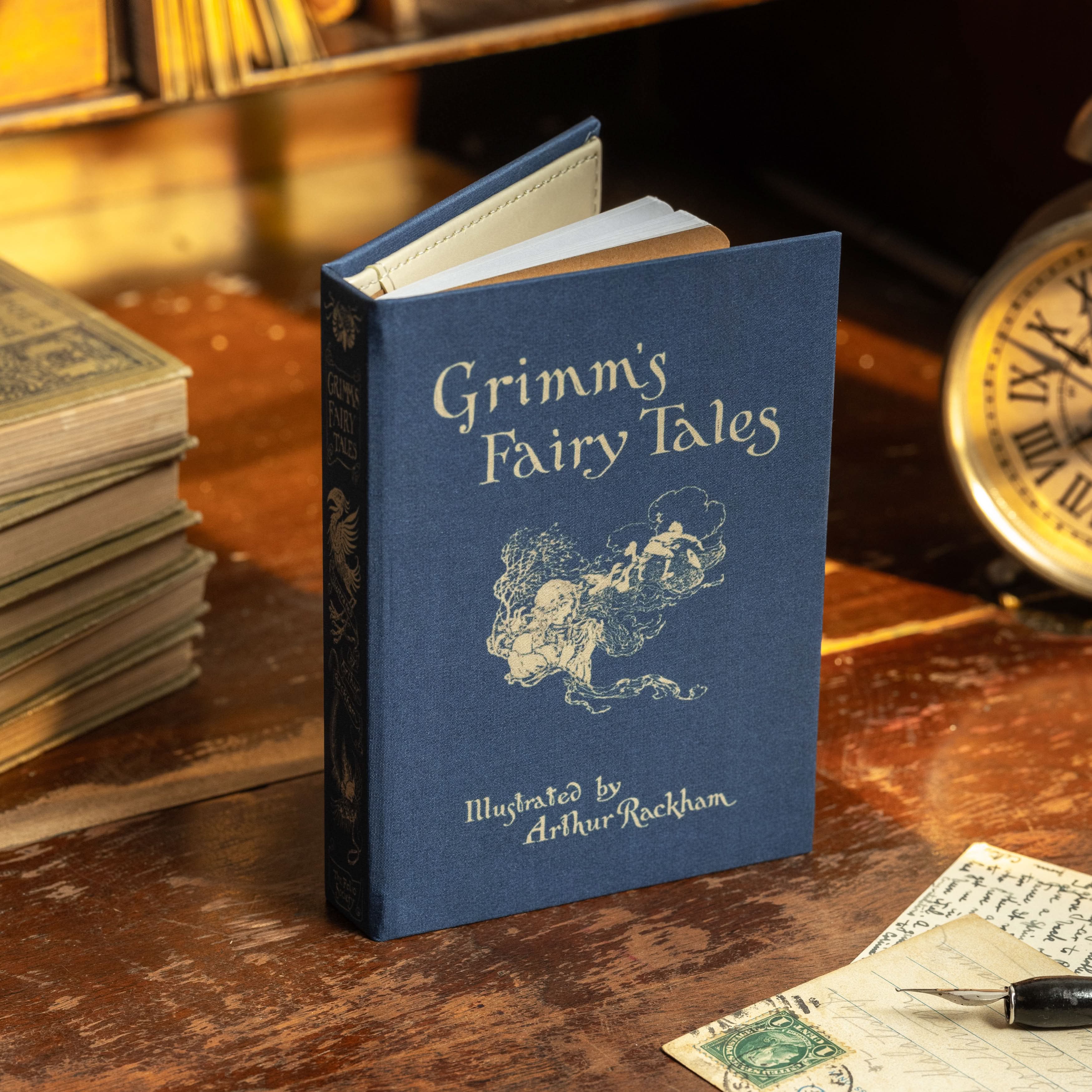 Image of 'Grimm’s Fairy Tales' by Jacob & Wilhelm Grimm 1812 Passport/Notebook Wallet - Novelbookstore.co