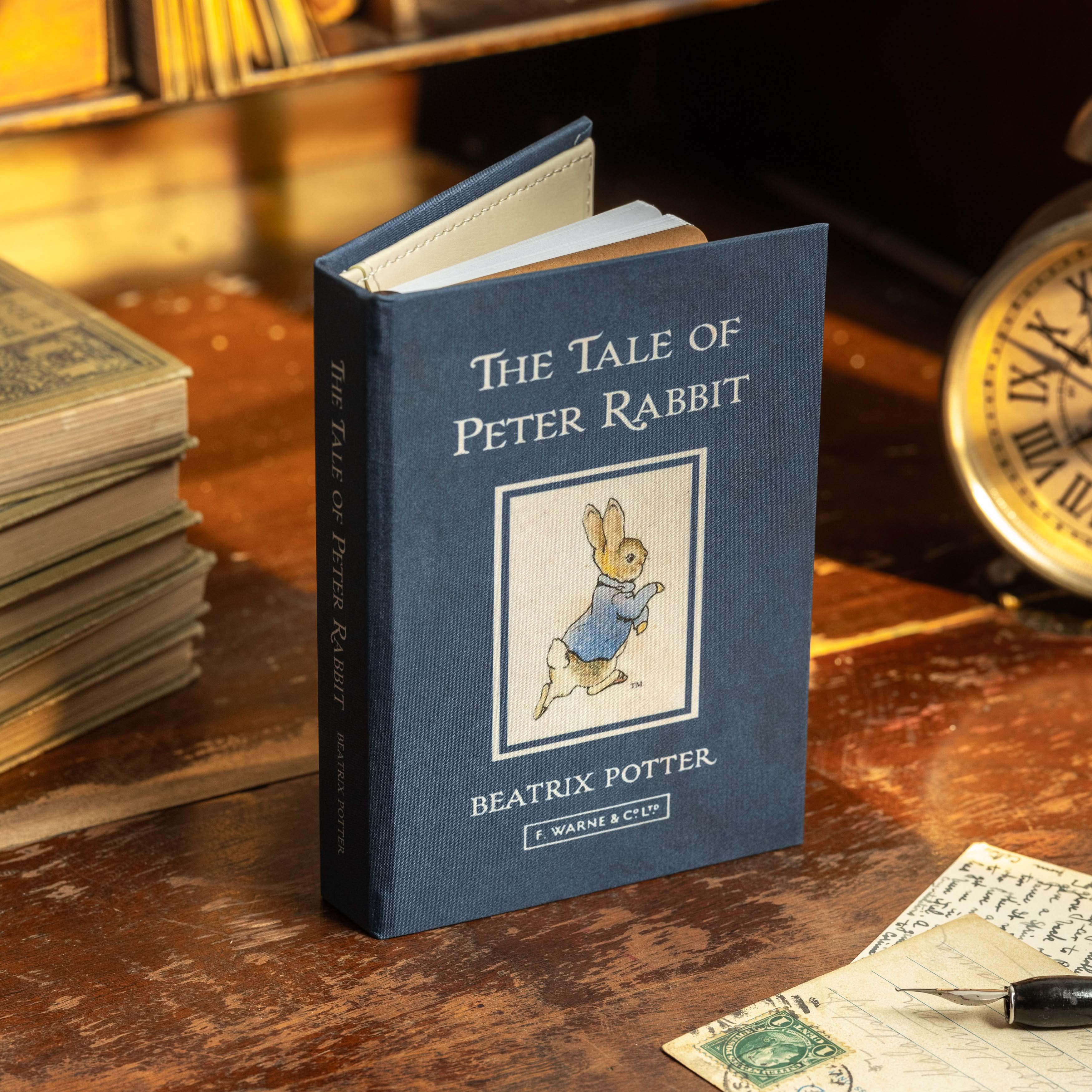 Image of 'The Tale of Peter Rabbit' by Beatrix Potter 1902 Passport/Notebook Wallet - Novelbookstore.co