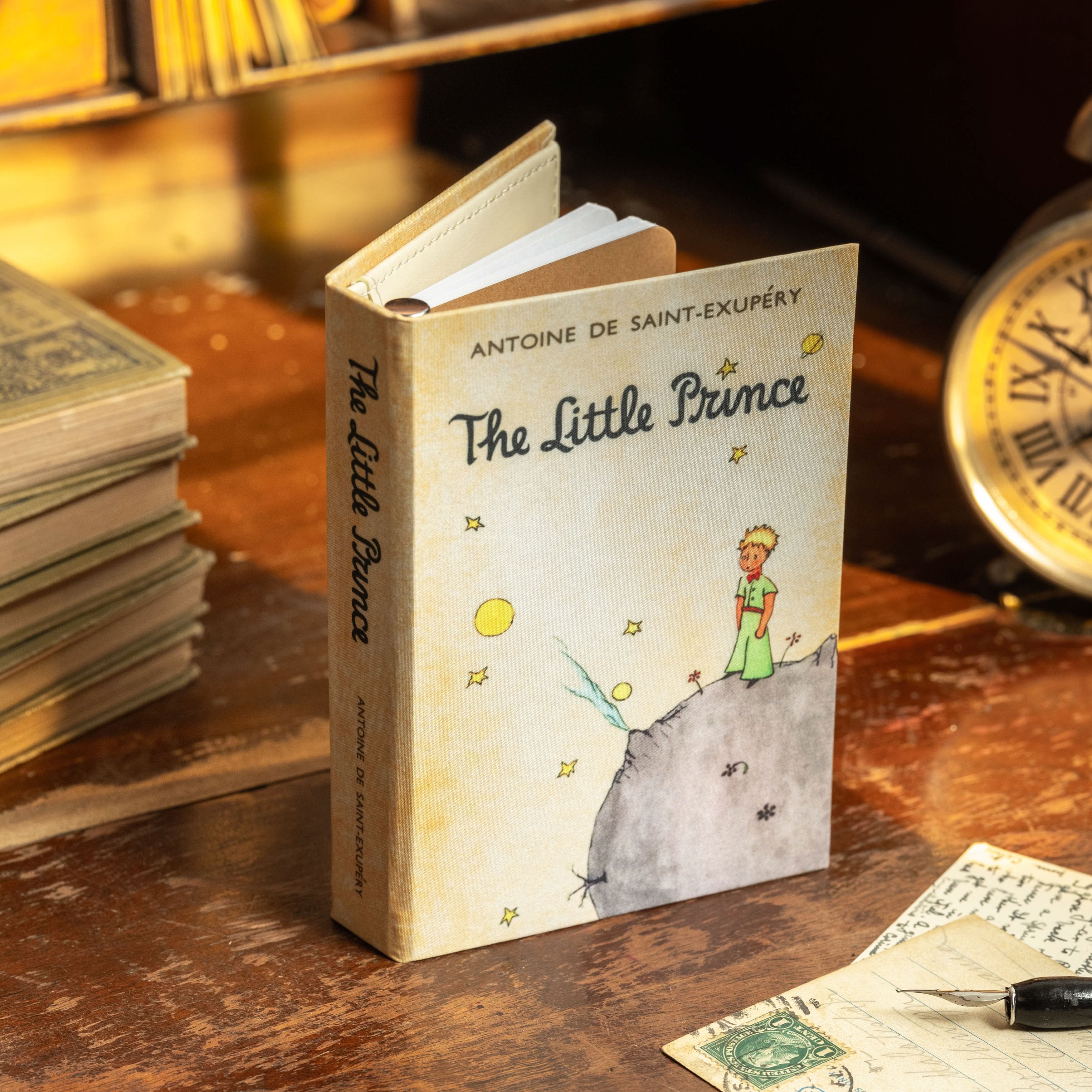 Image of 'The Little Prince' by Antoine de Saint-Exupéry 1943 Passport/Notebook Wallet - Novelbookstore.co