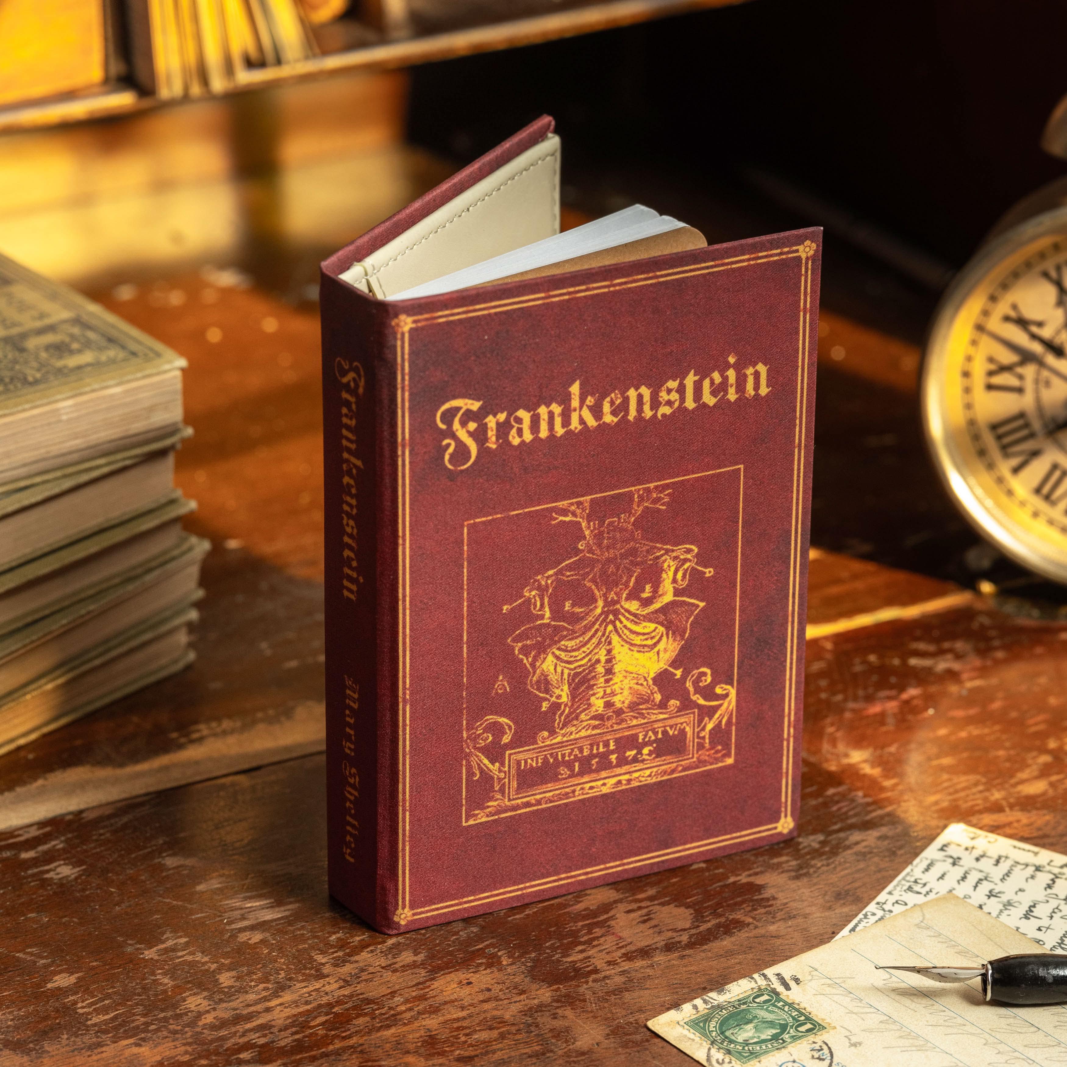 Image of 'Frankenstein' by Mary Shelley 1818 Passport/Notebook Wallet - Novelbookstore.co