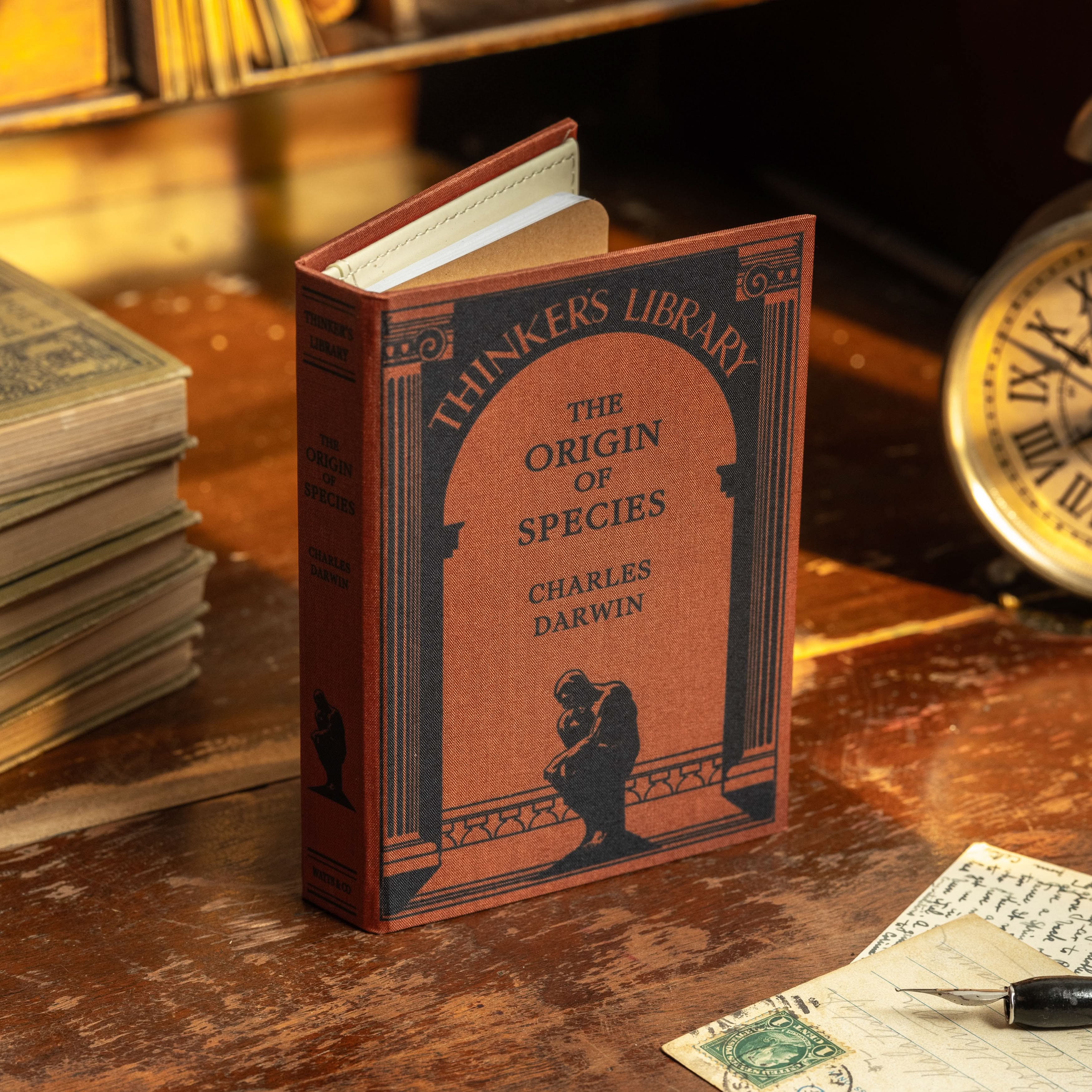 Image of 'The Origin of Species' by Charles Darwin 1859 Passport/Notebook Wallet - Novelbookstore.co