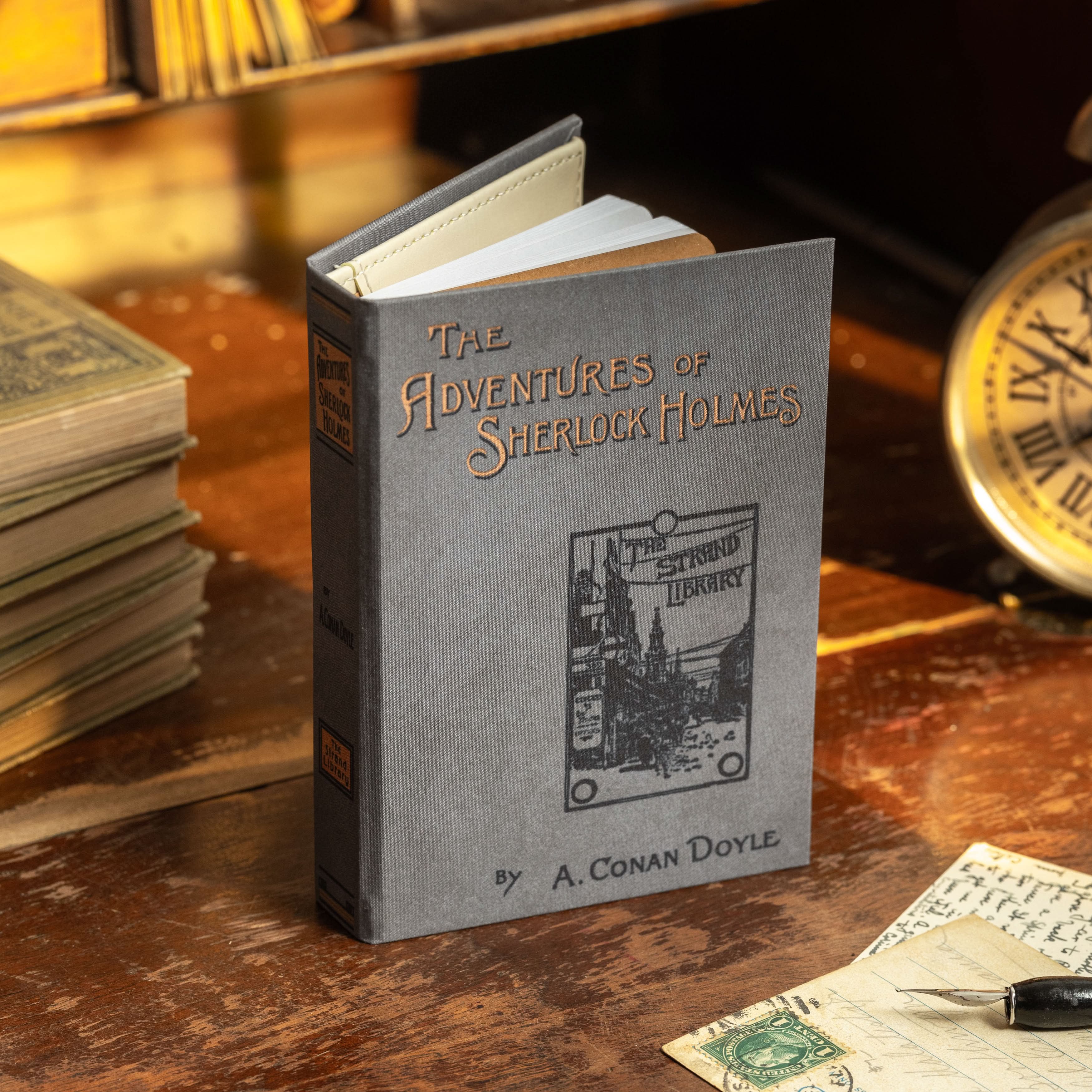 Image of 'The Adventures Sherlock Holmes' by Arthur Conan Doyle 1892 1937 Passport/Notebook Wallet - Novelbookstore.co