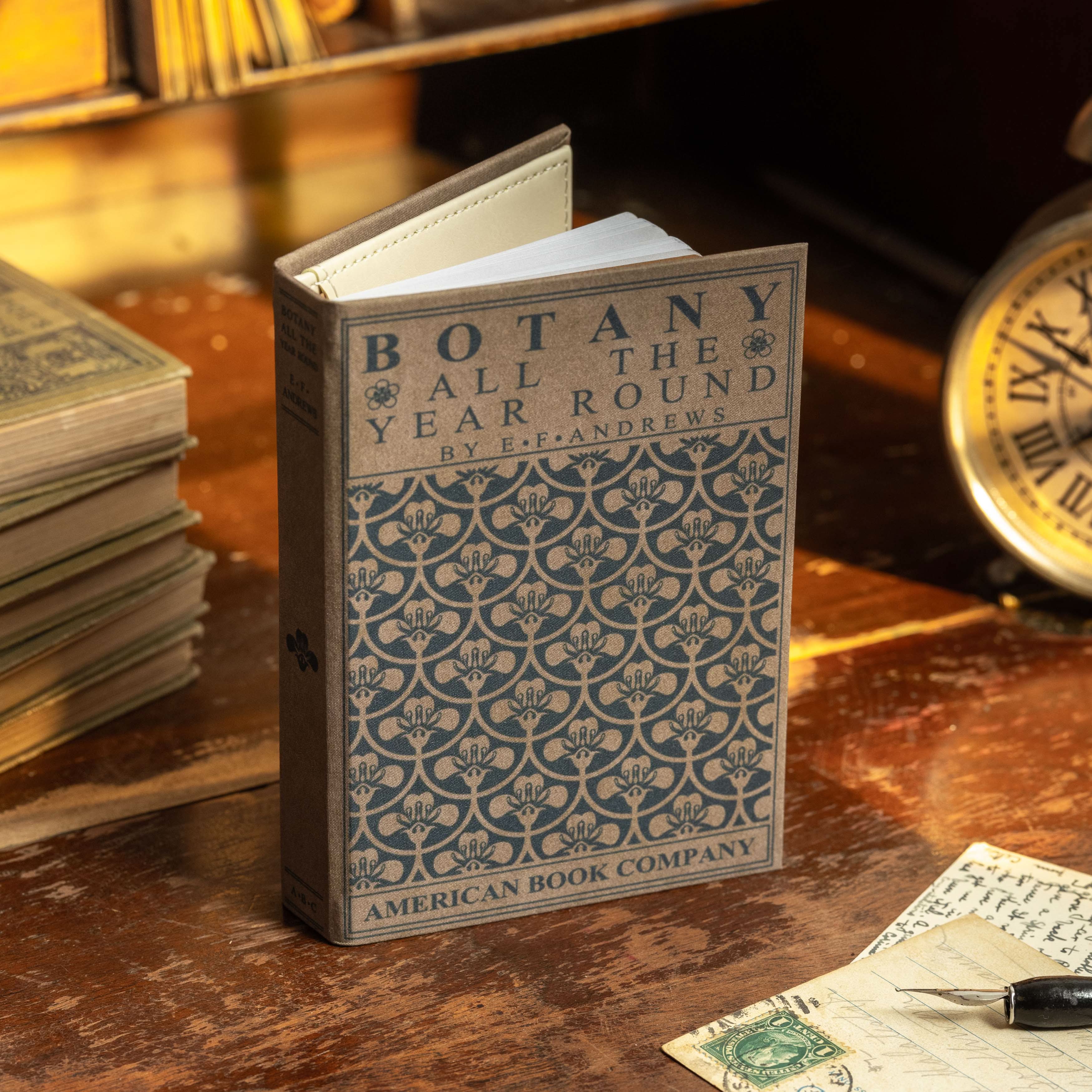 Image of 'Botany All the Year Round' by E. F. Andrews 1903 Passport/Notebook Wallet - Novelbookstore.co