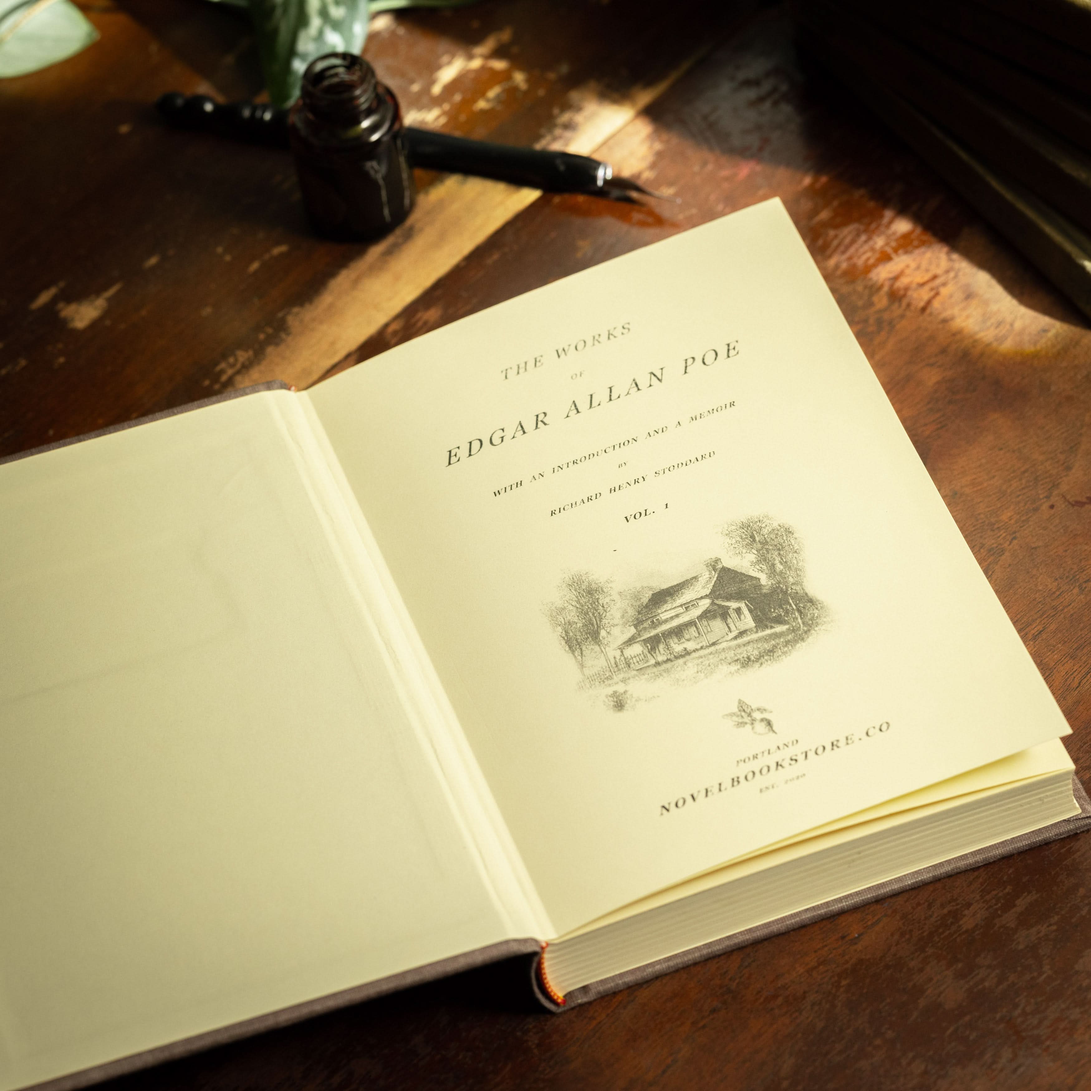 Image of *The Complete Poetical Works of Edgar Allan Poe 1884 Book Journal - Novelbookstore.co