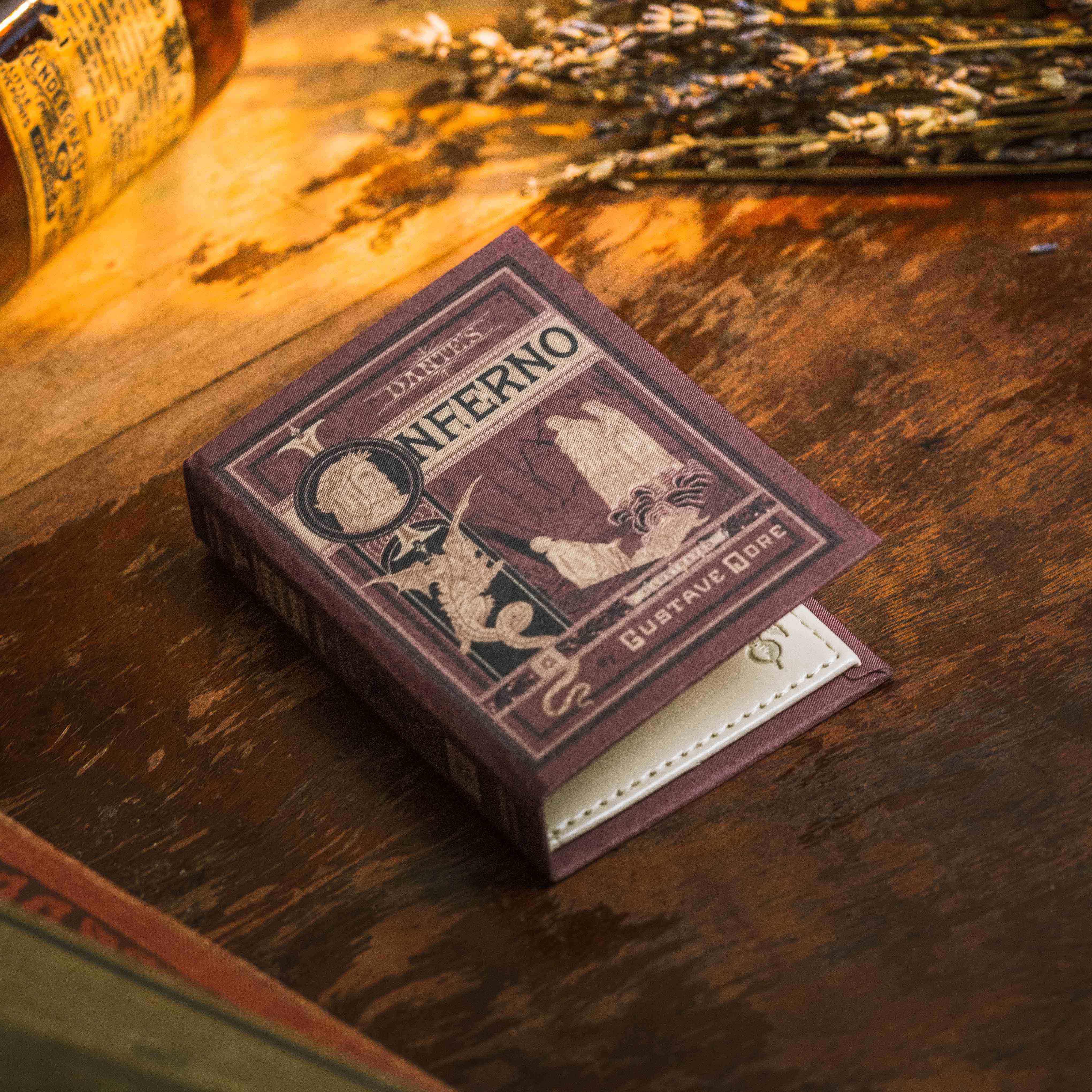 Image of Dante's Inferno by Dante Alighieri 1320 Book Wallet - Novelbookstore.co
