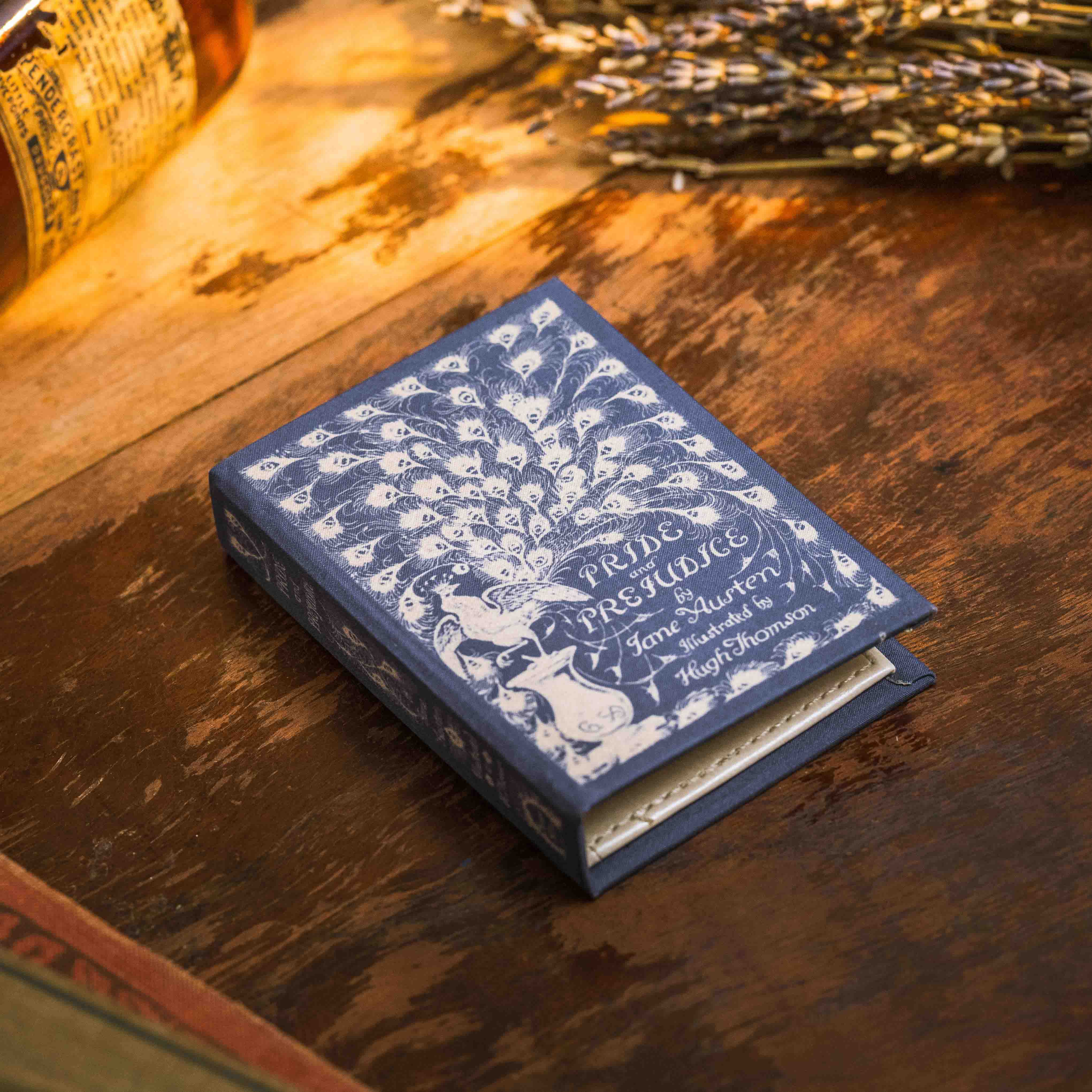Image of (Peacock Edition) Pride & Prejudice by Jane Austen 1813 Book Wallet - Novelbookstore.co