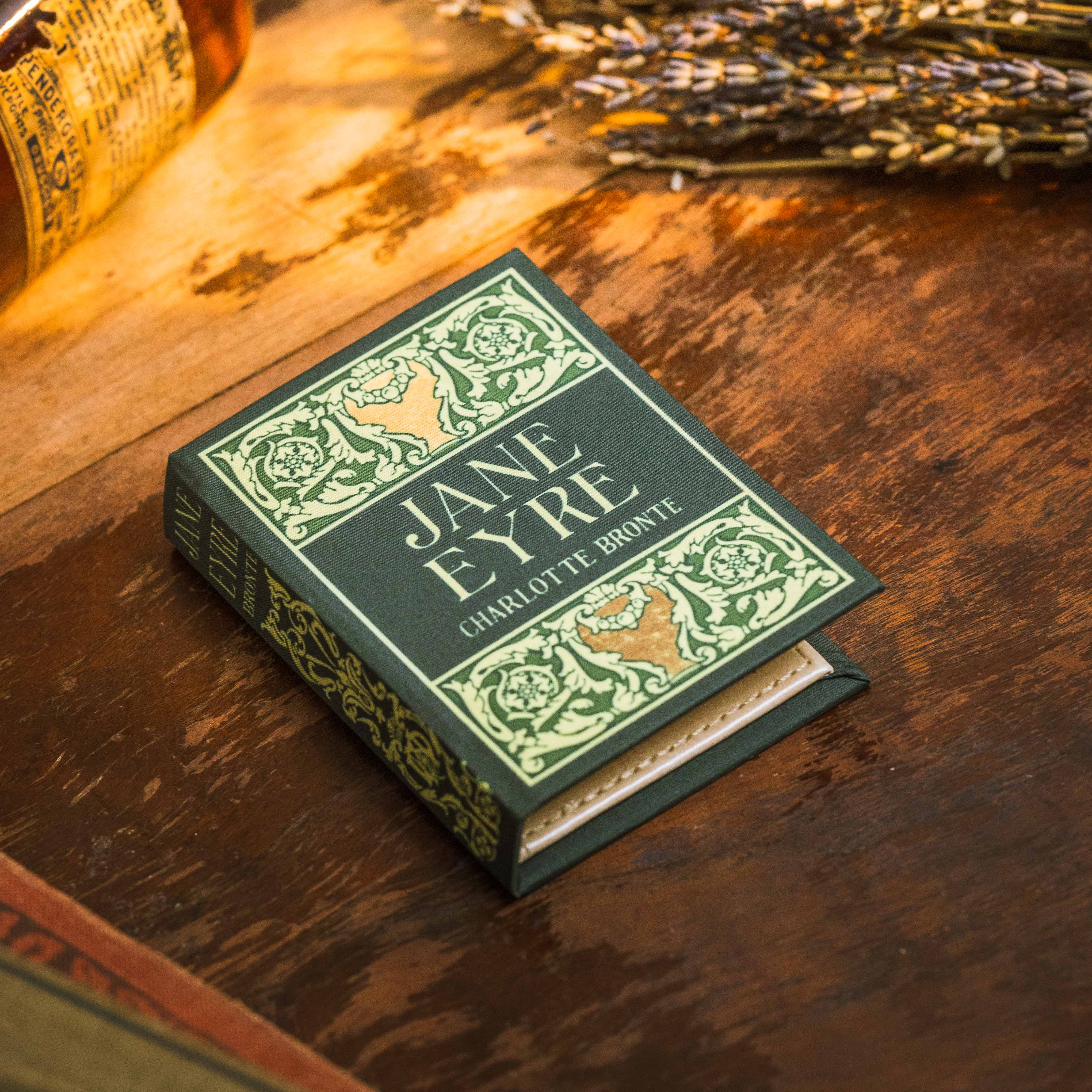 Image of (Forest Green) Jane Eyre by Charlotte Brontë 1847 Book Wallet - Novelbookstore.co