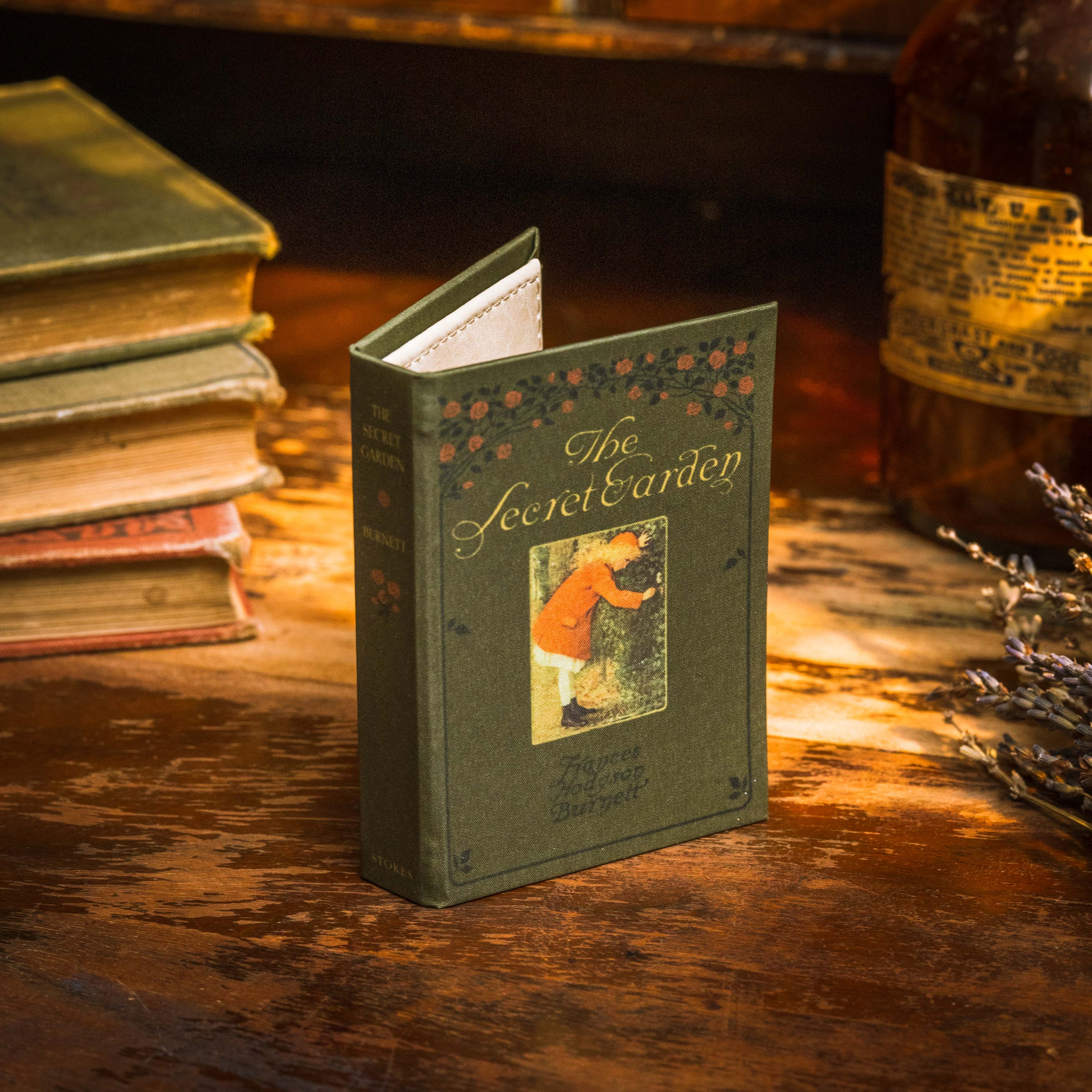 Image of The Secret Garden by Frances Hodgson Burnett 1911 Book Wallet - Novelbookstore.co
