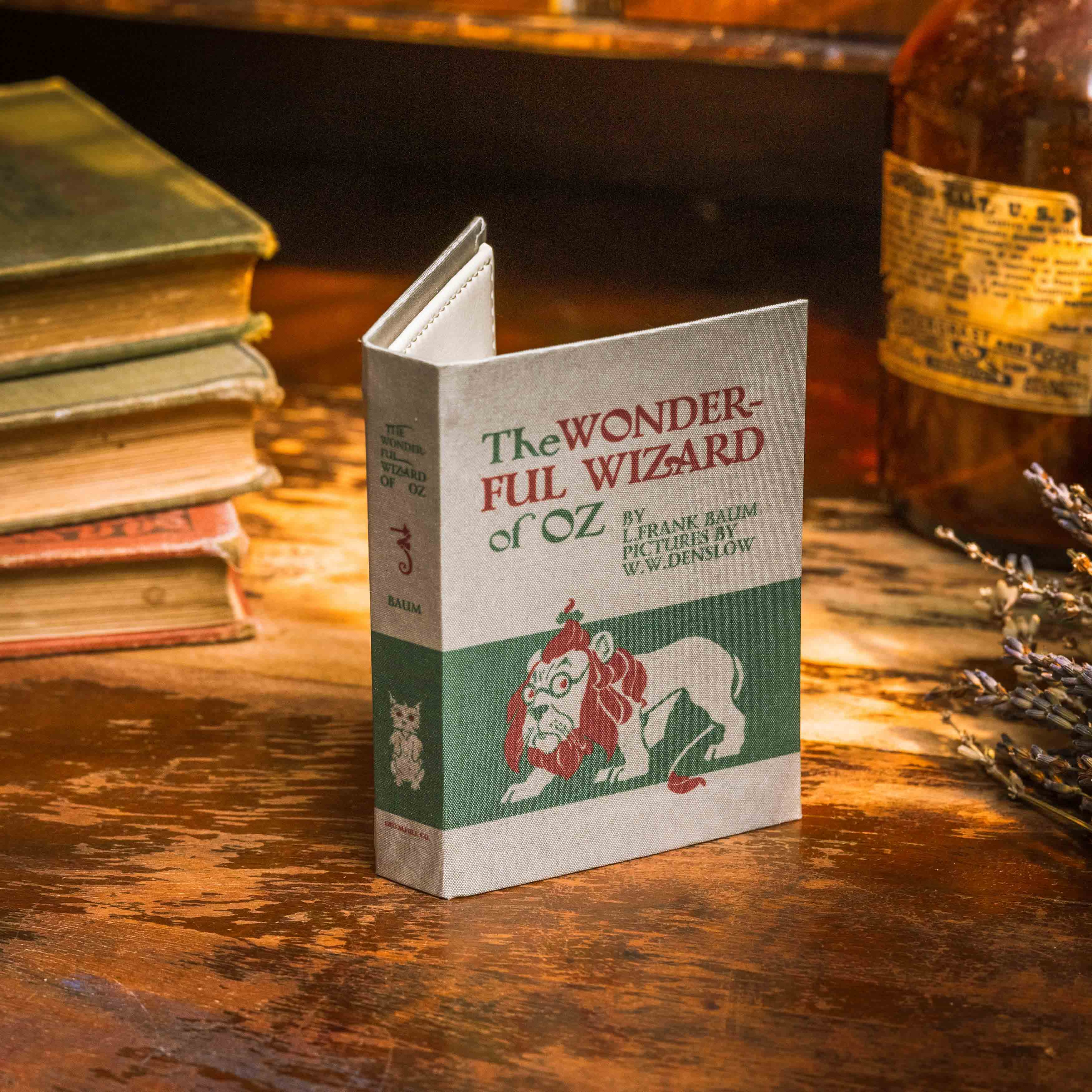 Image of The Wonderful Wizard of Oz by L. Frank Baum 1900  Book Wallet - Novelbookstore.co