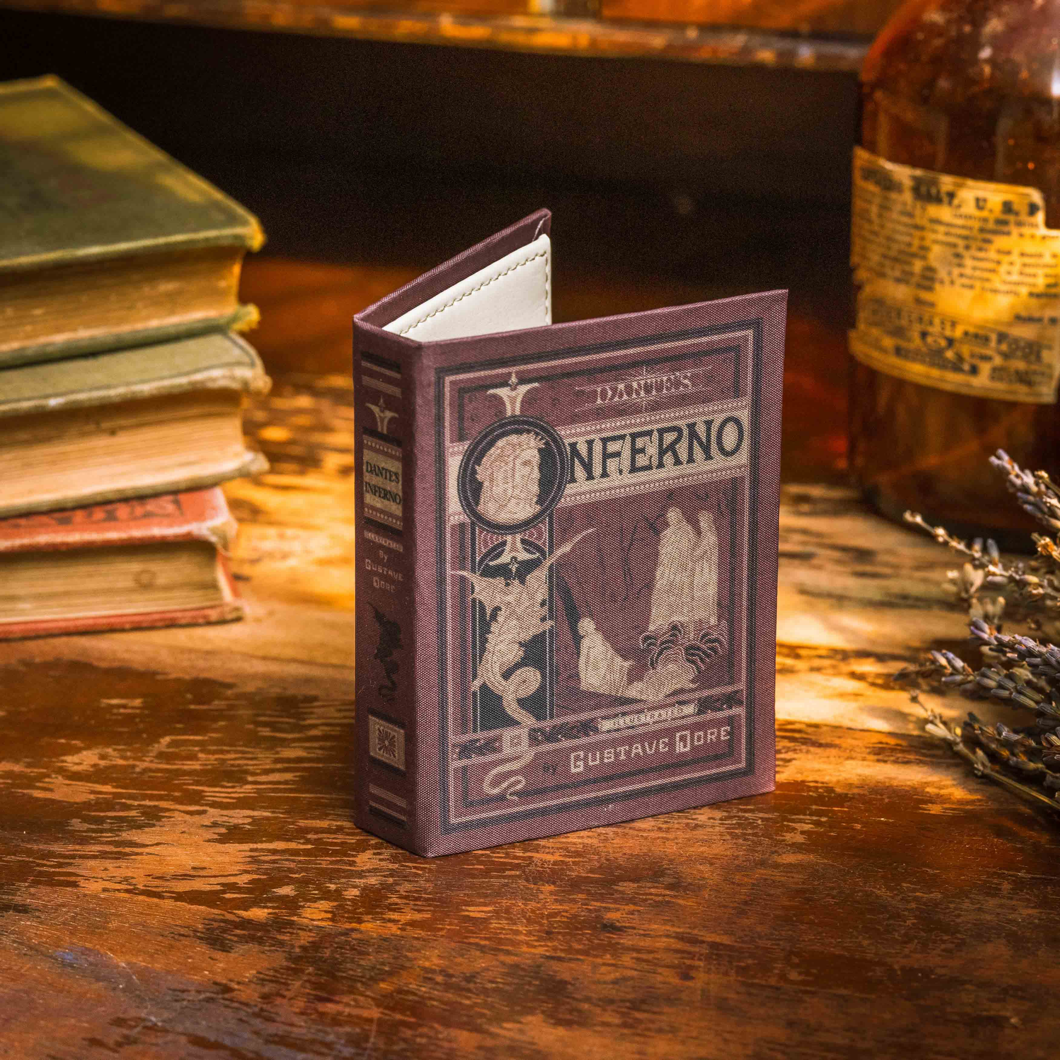 Image of Dante's Inferno by Dante Alighieri 1320 Book Wallet - Novelbookstore.co