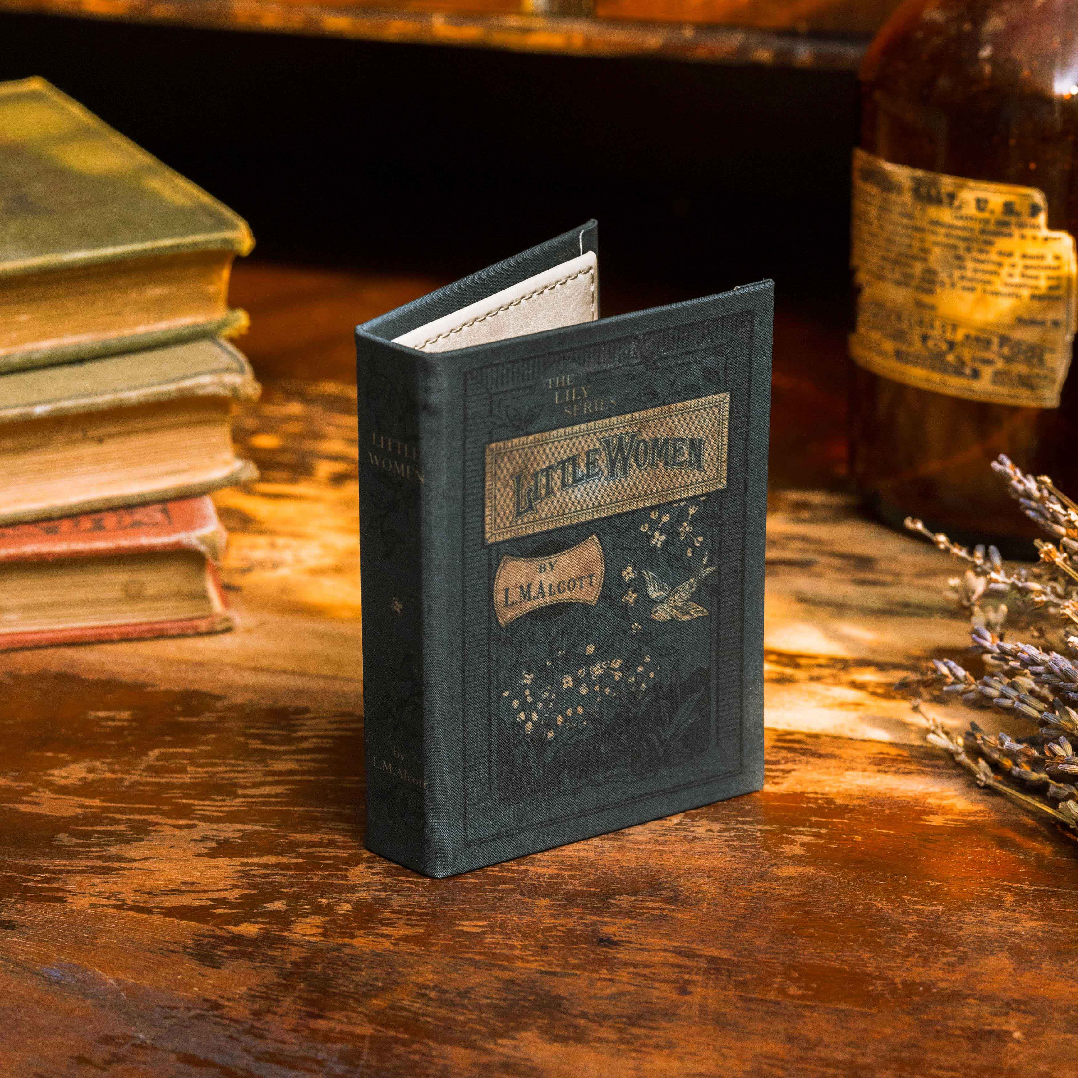 Image of Little Women (Navy) by Louisa May Alcott 1868  Book Wallet - Novelbookstore.co