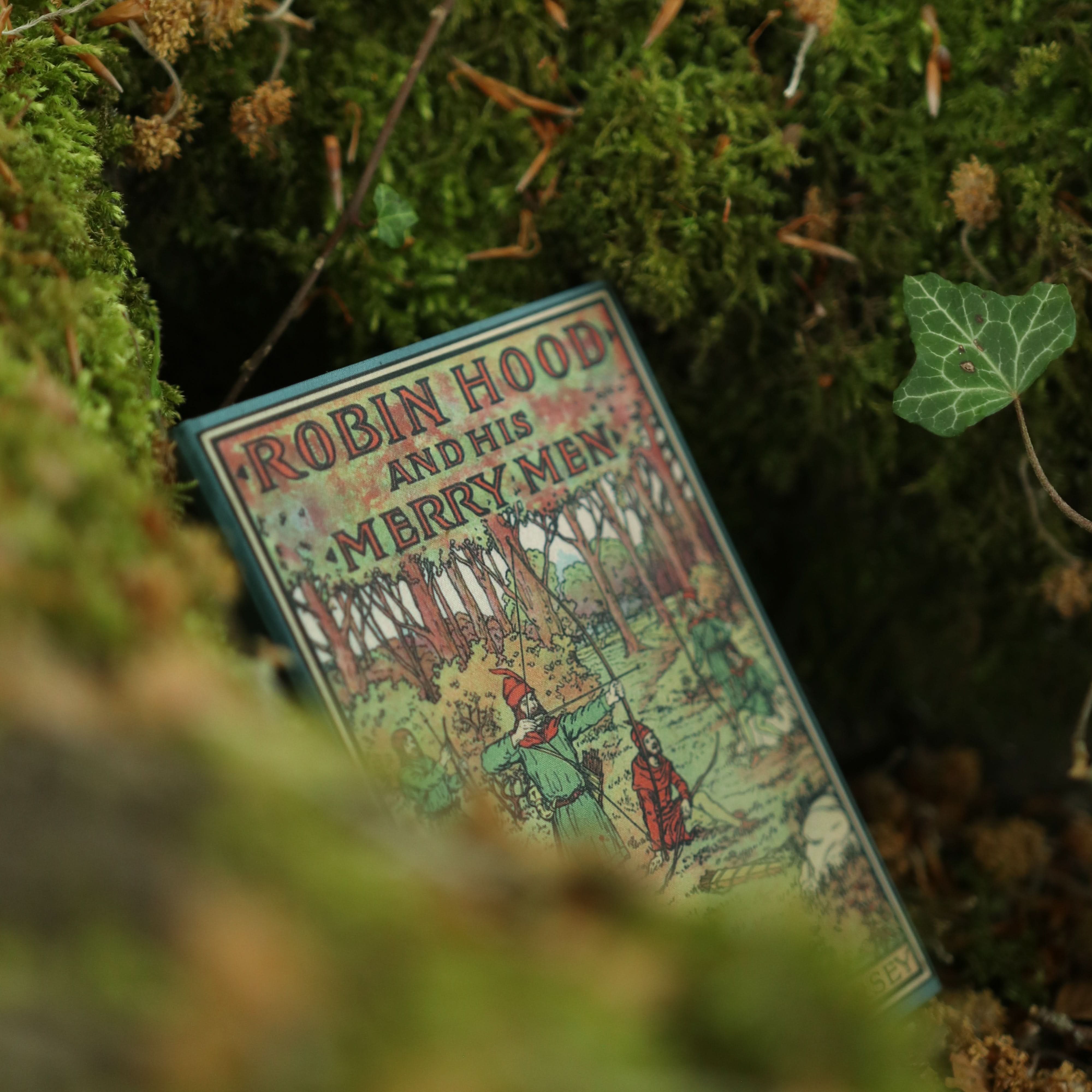 Image of 'Robin Hood & His Merry Men' by Howard Pyle 1883 Passport/Notebook Wallet - Novelbookstore.co