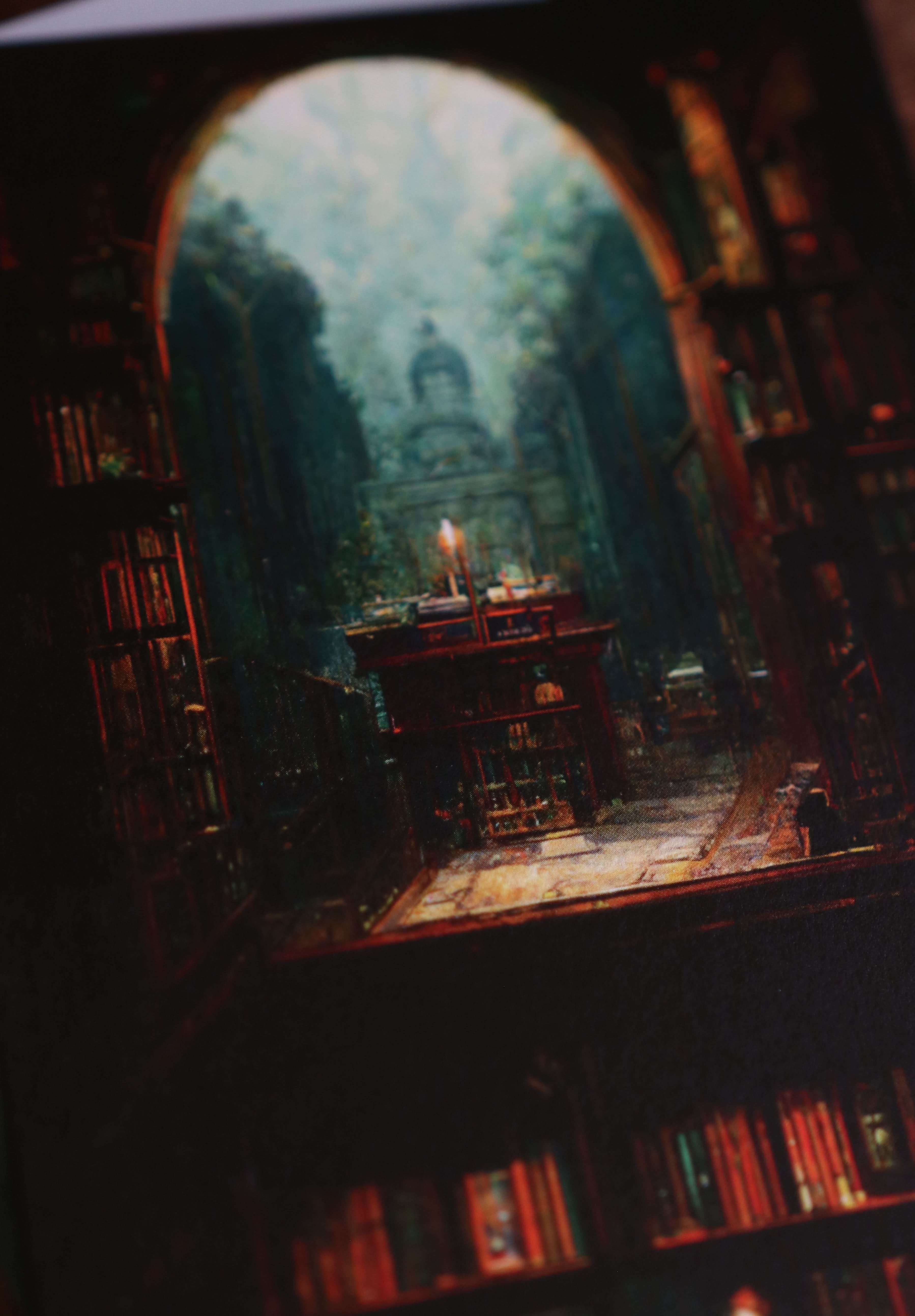 Image of The Cottage/Library Collection - Notecard / Stationery / Art - 10 Count. - Novelbookstore.co
