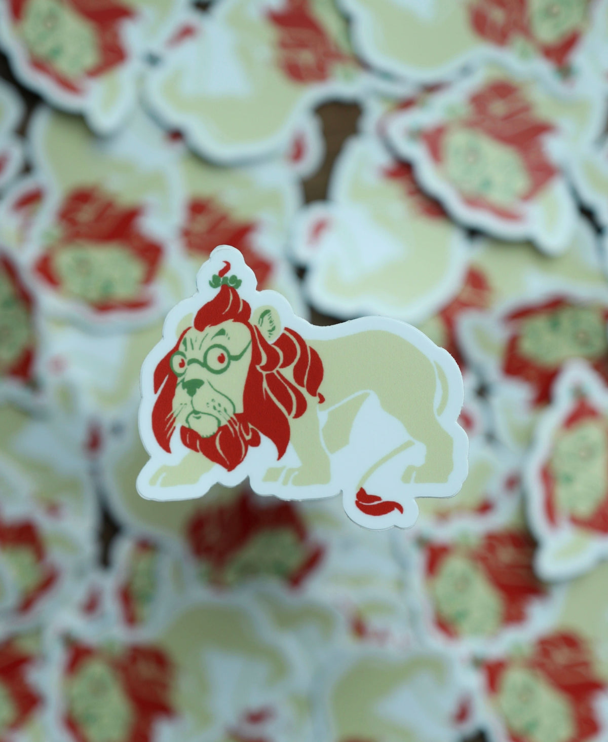 Sticker - Cowardly Lion - Novelbookstore.co