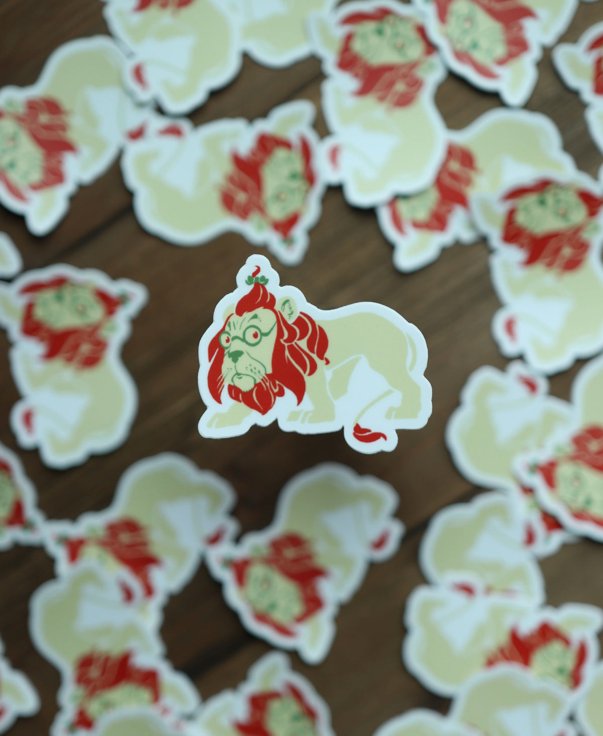 Sticker - Cowardly Lion - Novelbookstore.co