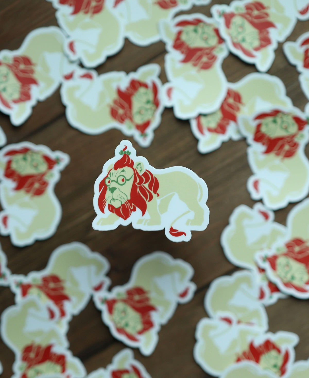 Sticker - Cowardly Lion - Novelbookstore.co