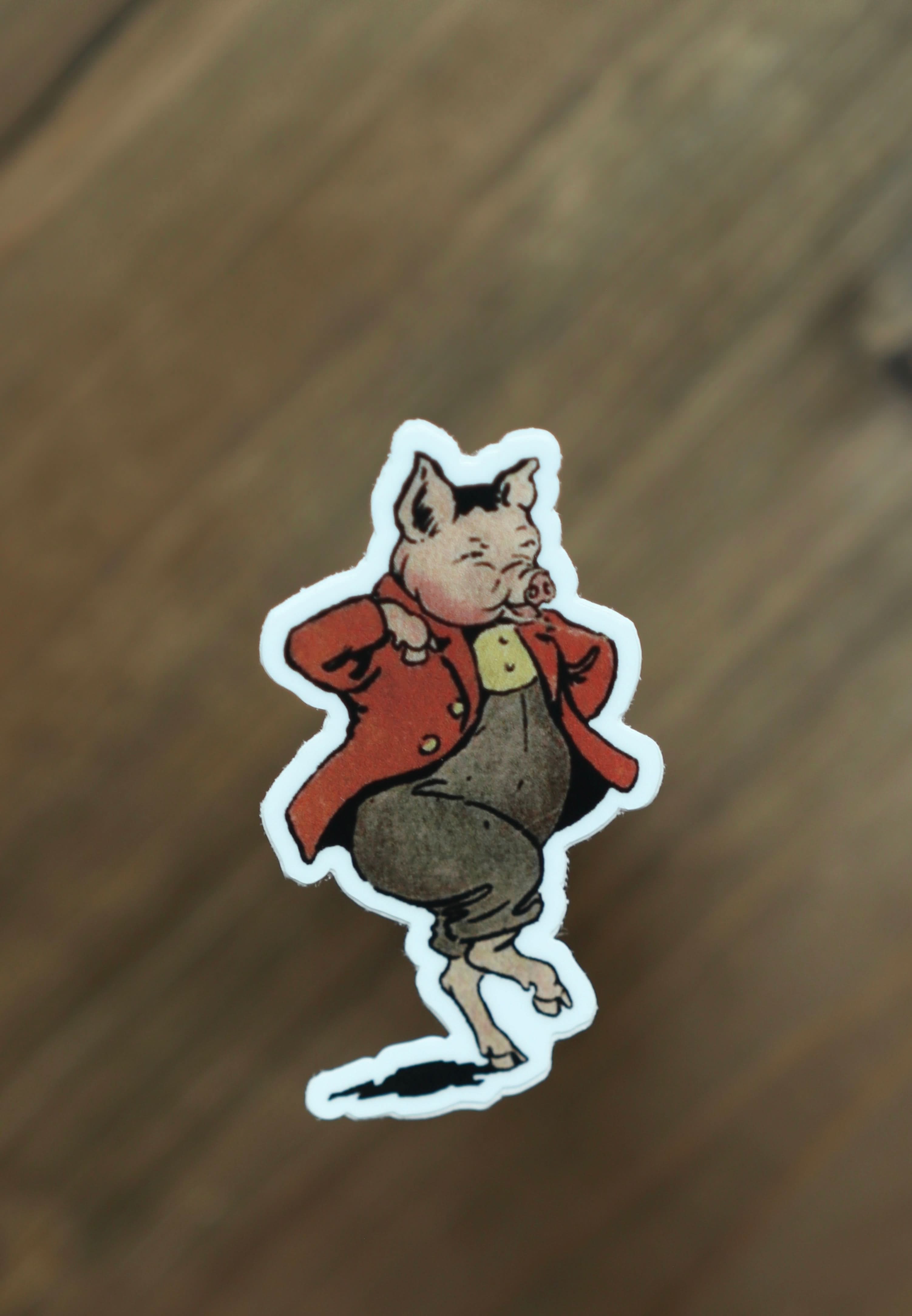Image of Sticker - The Brick Pig - Novelbookstore.co